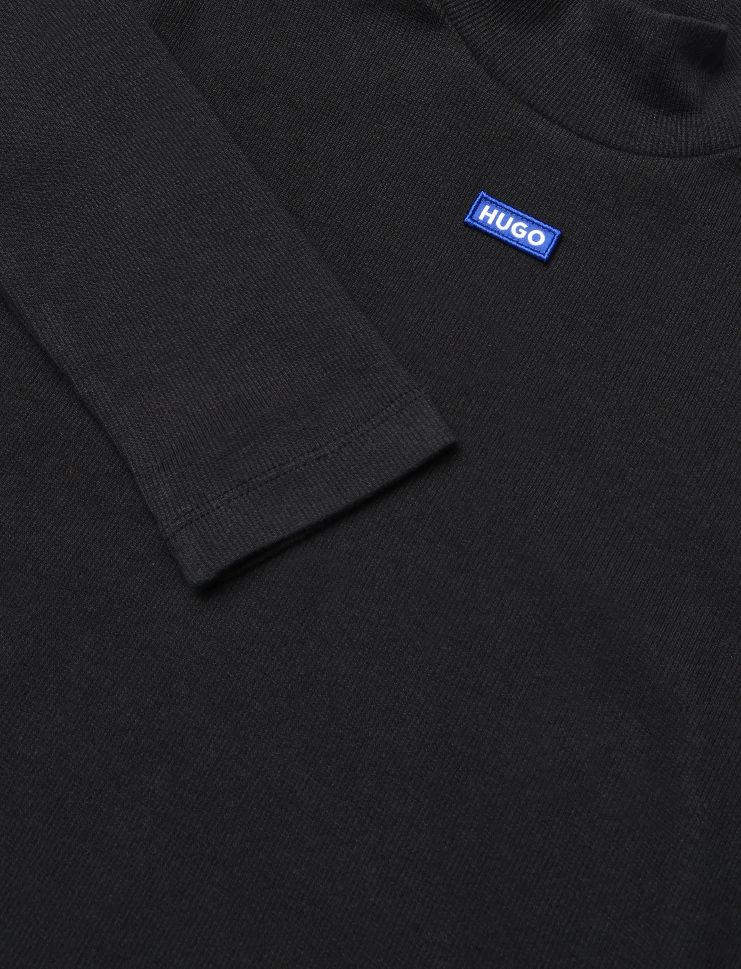 HUGO BLUE - Easy Longsleeve_B - rollkragenpullover - black - 2