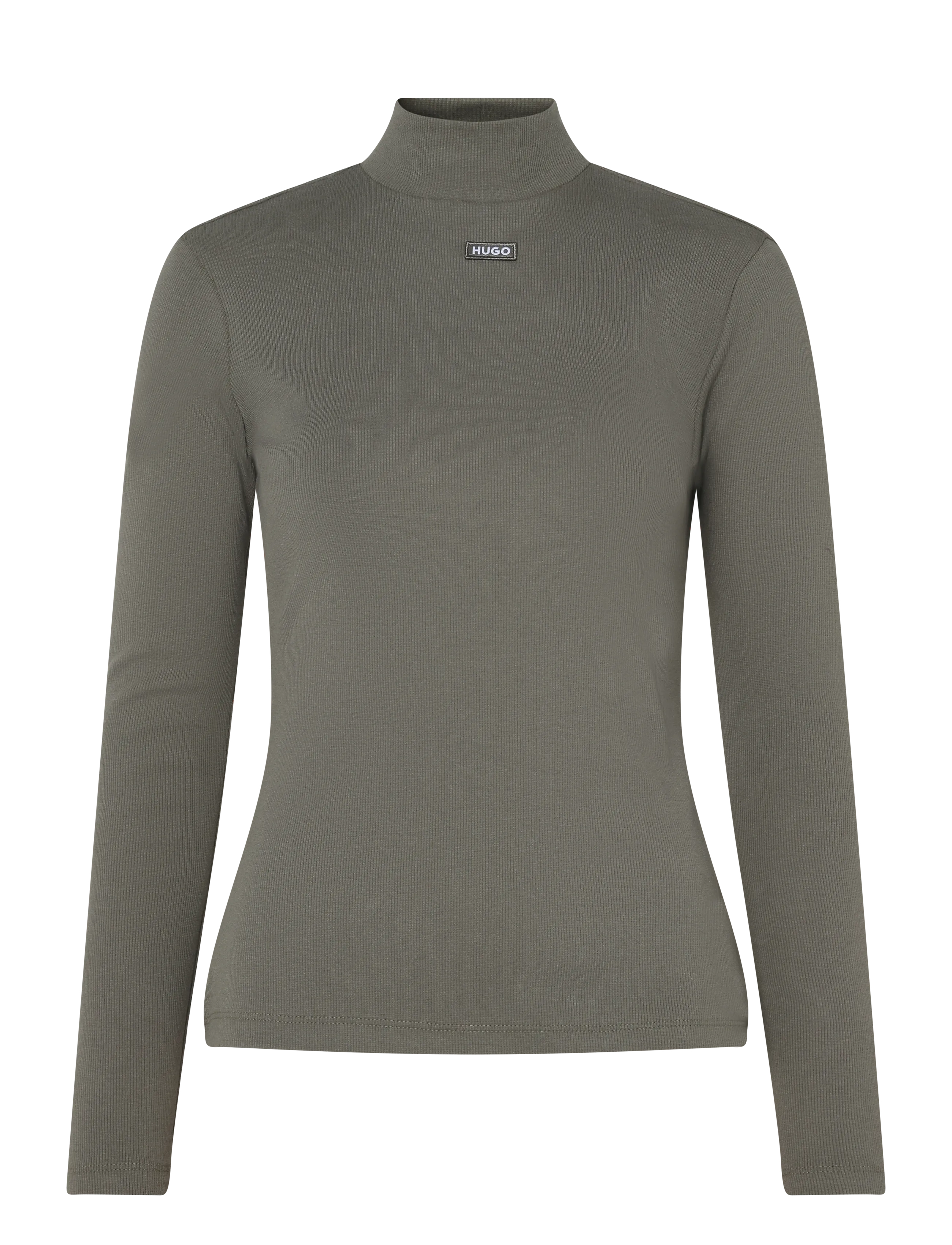 HUGO BLUE Easy Longsleeve_B - Kudumid - OPEN GREEN / khaki/green
