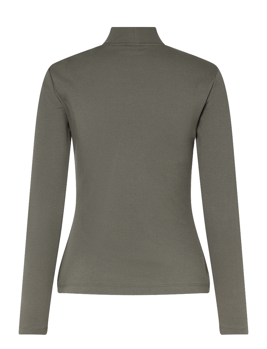 HUGO BLUE - Easy Longsleeve_B - kõrge kaelusega kudumid - open green - 1