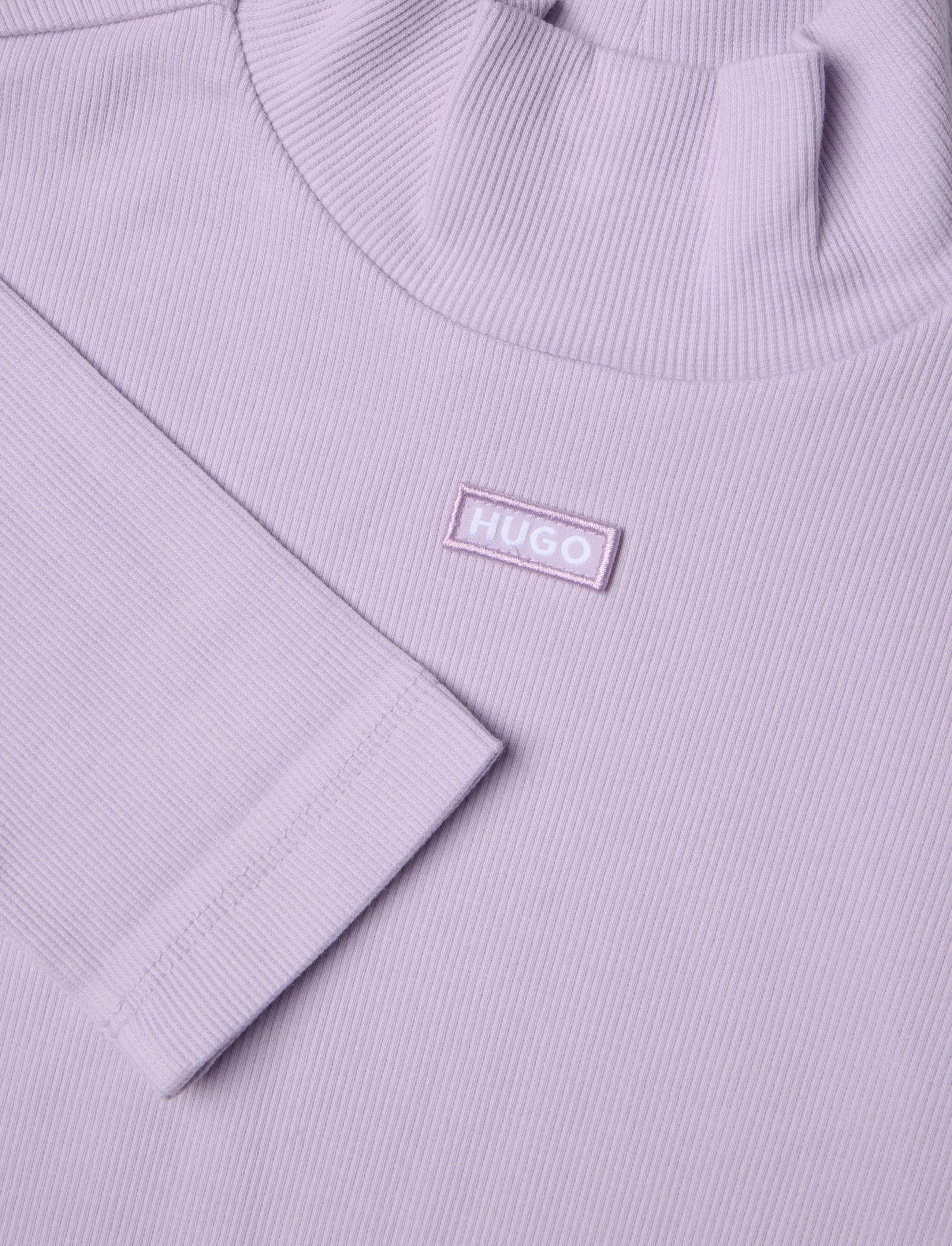 HUGO BLUE - Easy Longsleeve_B - turtlenecks - open purple - 2