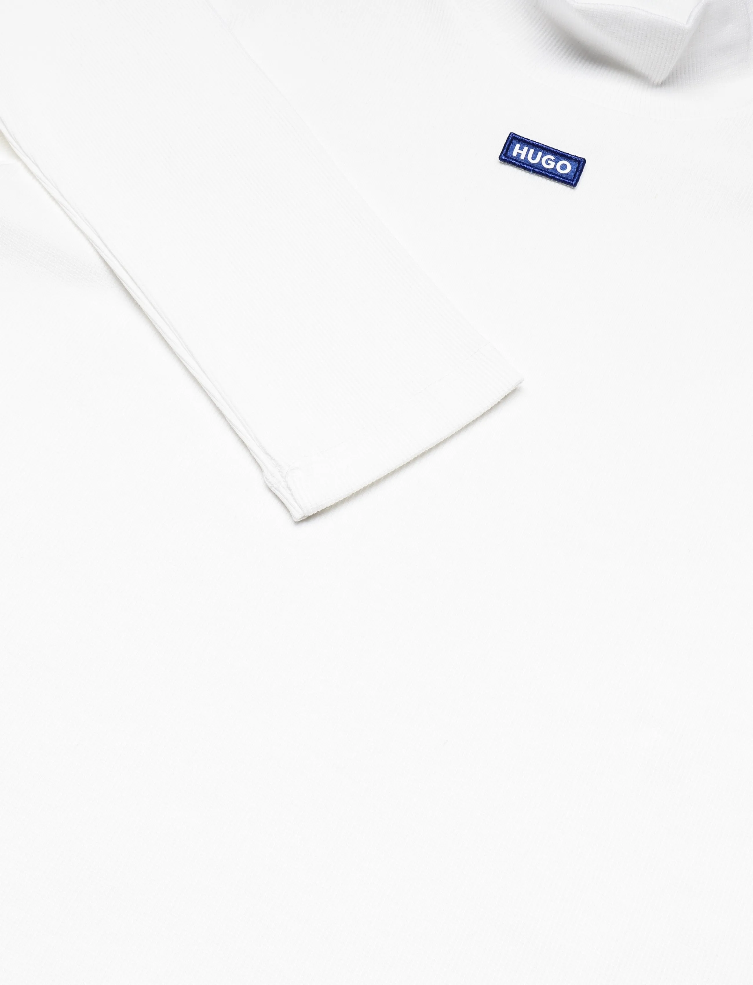 HUGO BLUE - Easy Longsleeve_B - polotröjor - white - 2