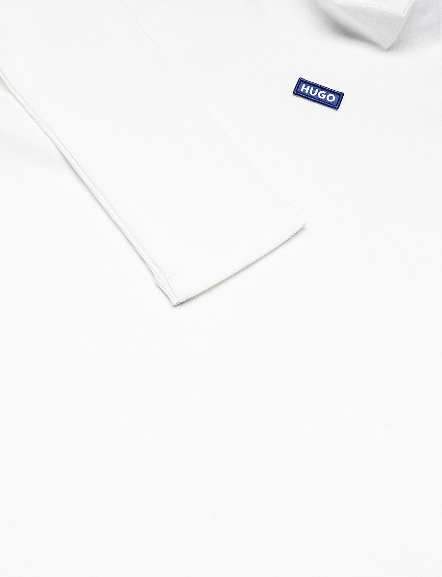 HUGO BLUE - Easy Longsleeve_B - polotröjor - white - 2