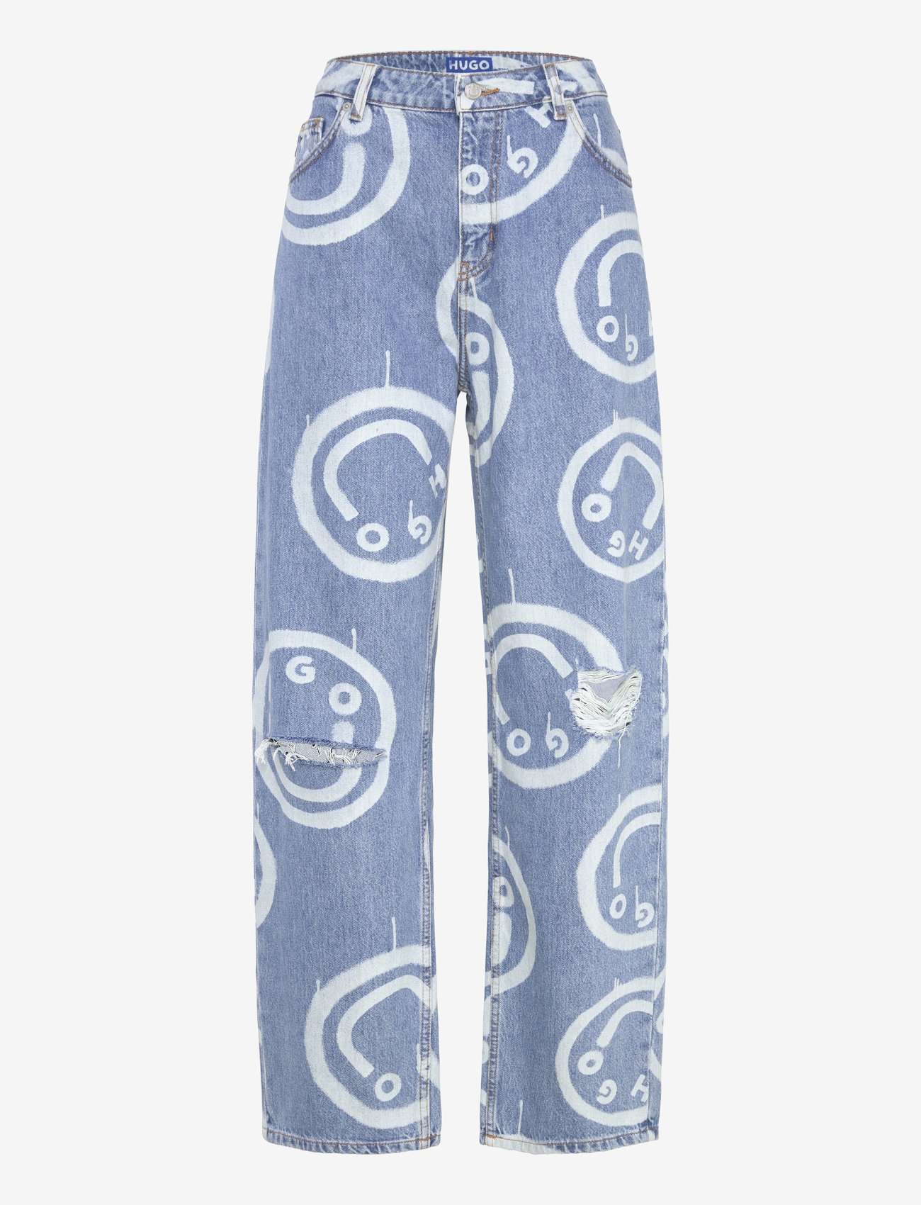 HUGO BLUE - Getara_1_B - hosen mit weitem bein - open miscellaneous - 0