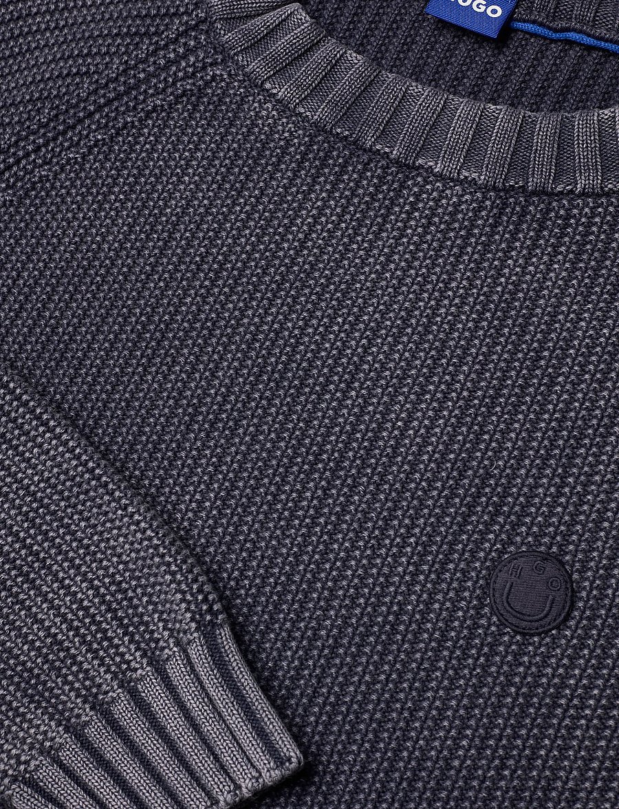 HUGO BLUE - Sondye - rundhals - navy - 2
