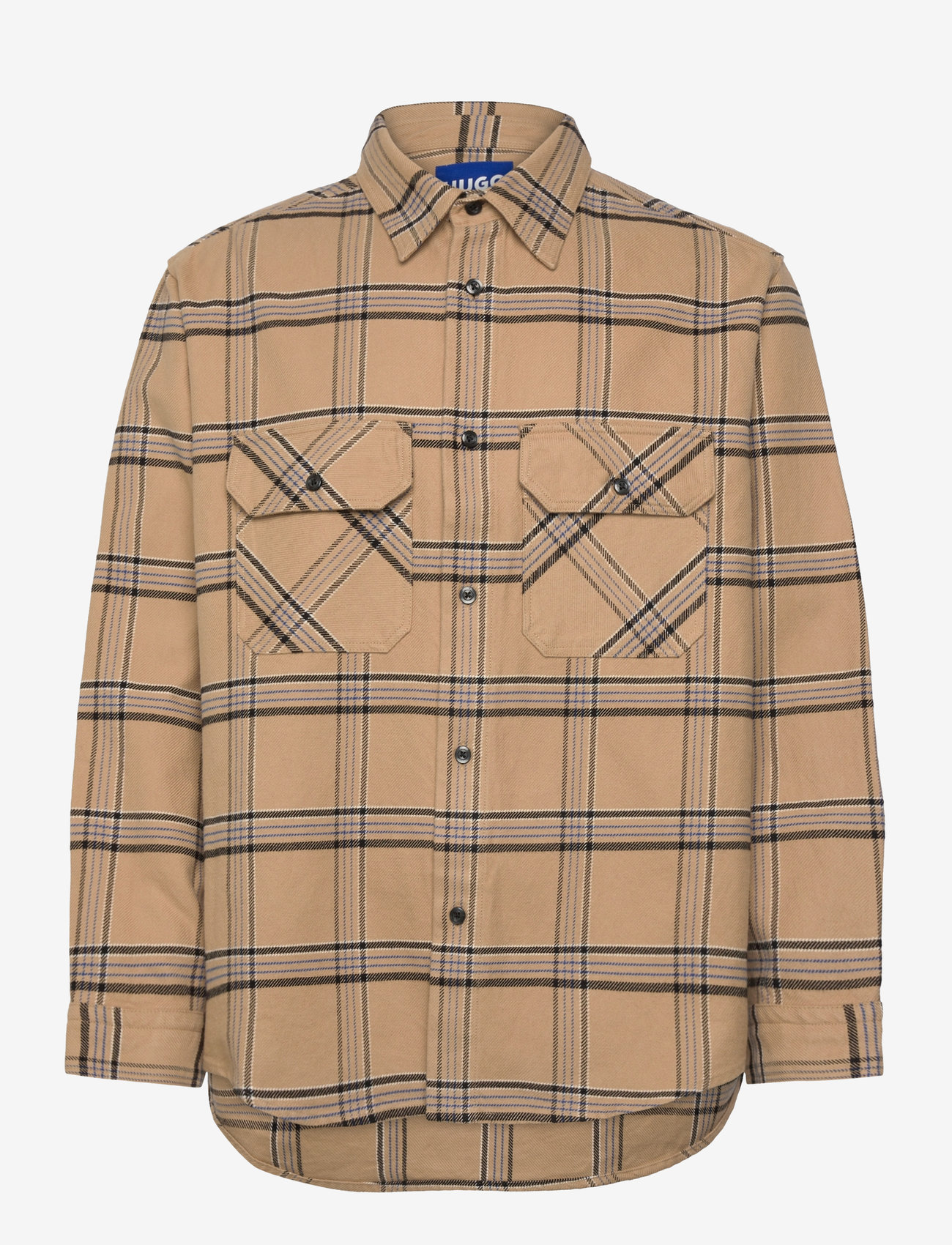 HUGO BLUE - Ebolt - karierte hemden - medium beige - 0
