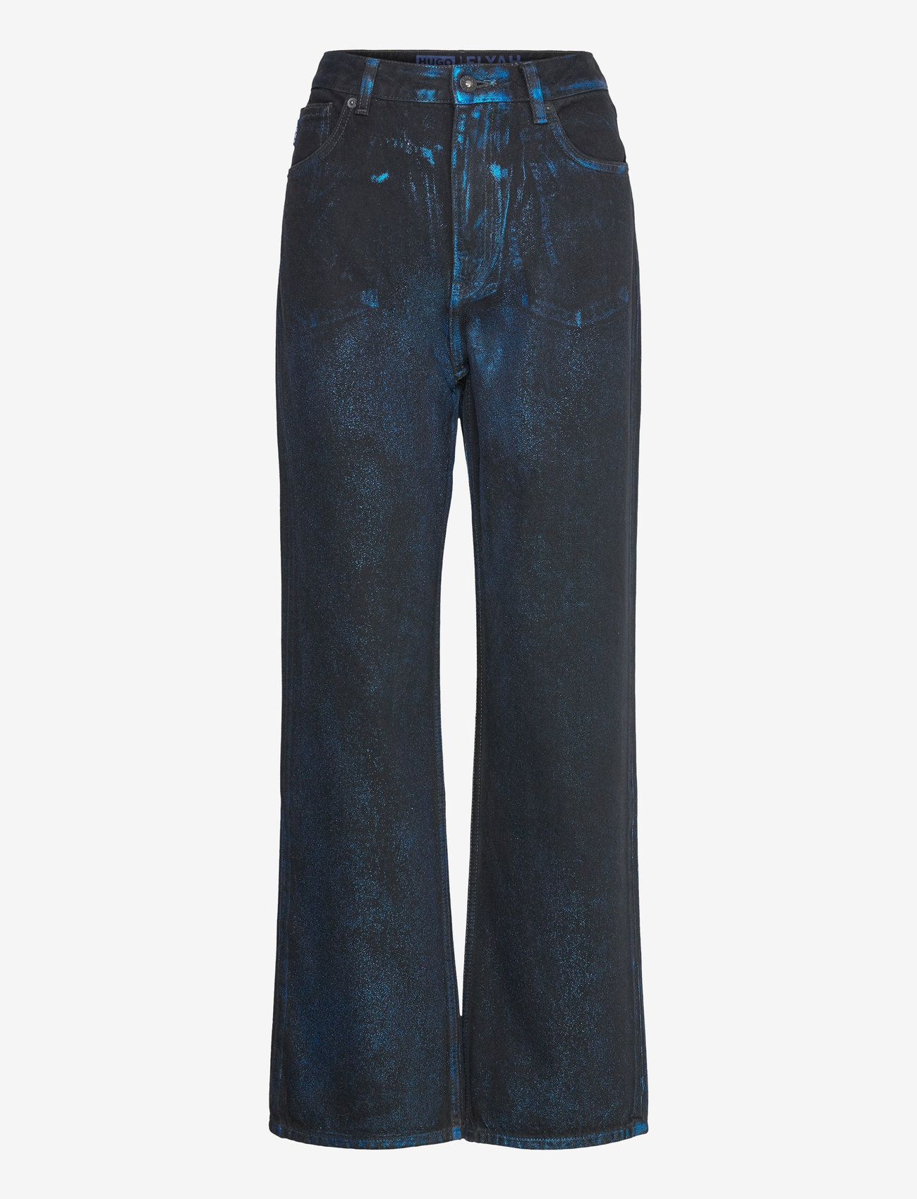 HUGO BLUE - Elyah_B - laia säärega teksad - black - 0