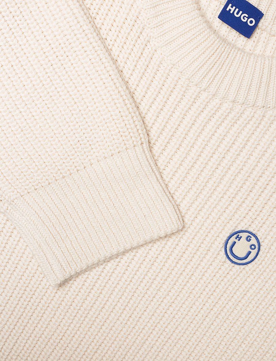 HUGO BLUE - Slogery_B - open white - 2