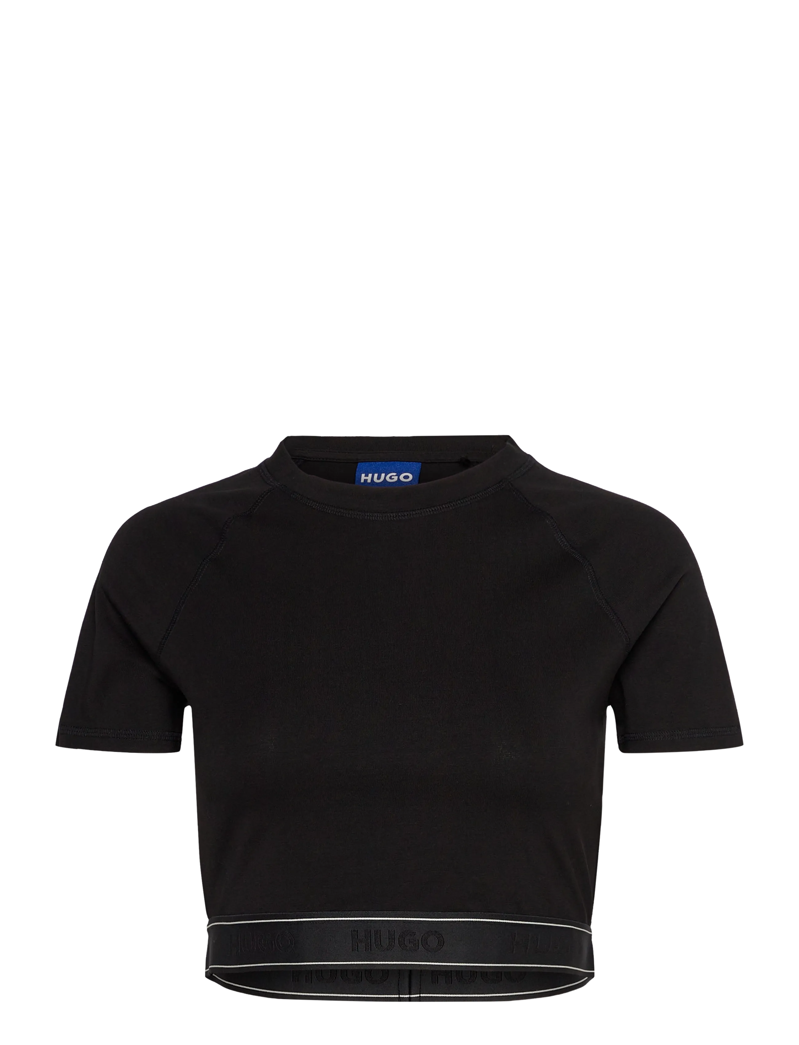 HUGO BLUE Dolly_B, M, Black, T-Shirts & Toppe > Kortærmede, Dame