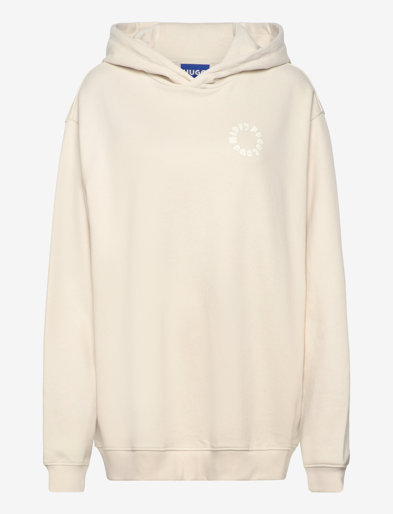 HUGO BLUE - Oversized Hoodie_B_1 - open white - 0