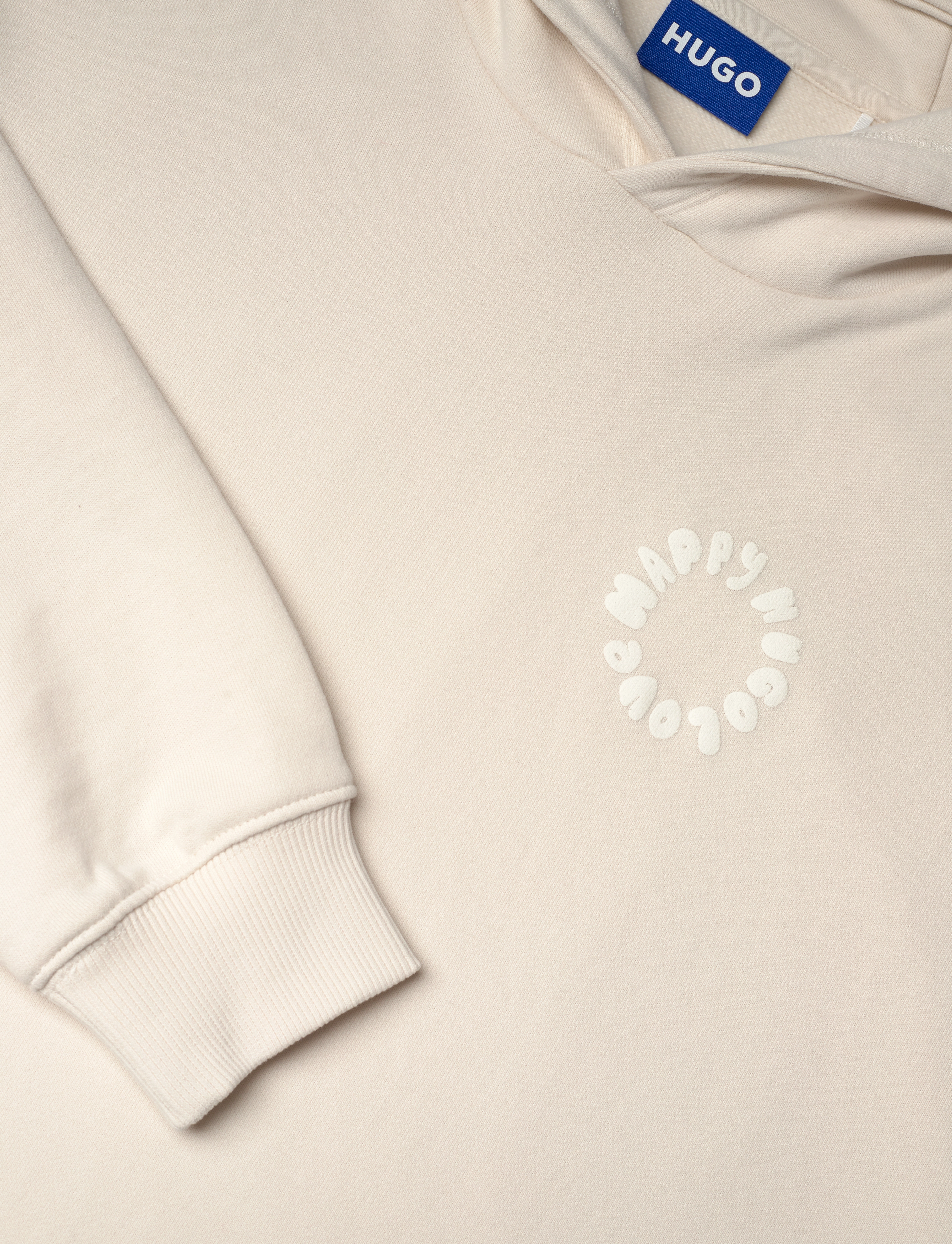 HUGO BLUE - Oversized Hoodie_B_1 - open white - 2