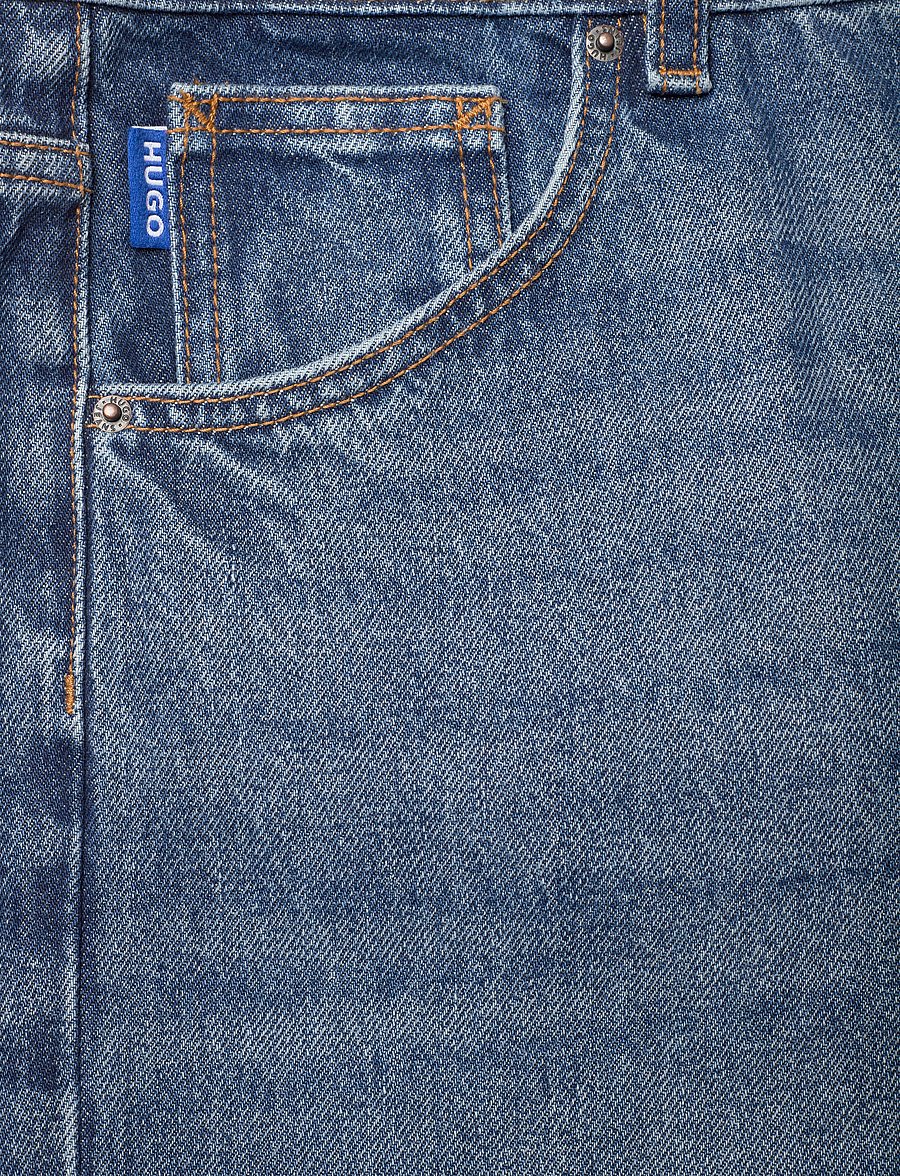 HUGO BLUE - Leni_B - wide leg jeans - medium blue - 5