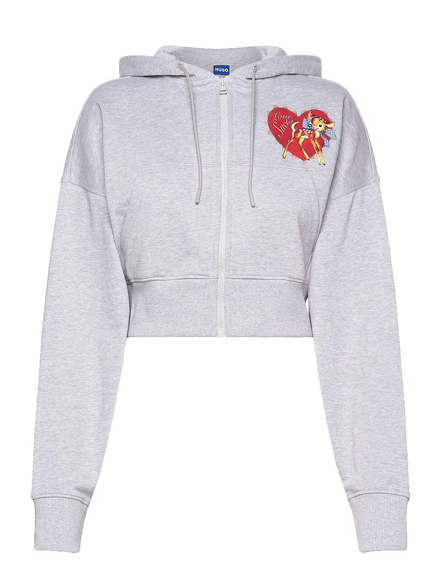 HUGO BLUE - Desty_B - kapuzenpullover - open grey - 0