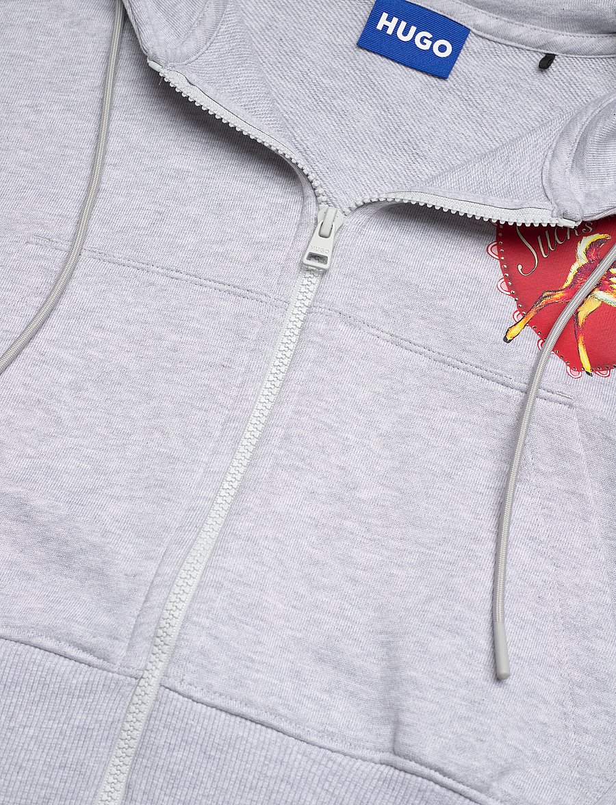 HUGO BLUE - Desty_B - kapuzenpullover - open grey - 2