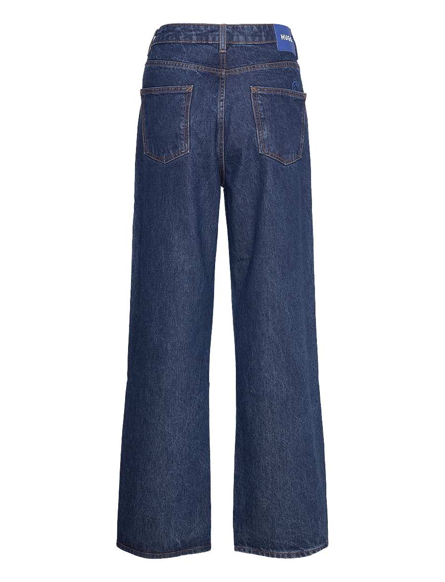 HUGO BLUE - Leni_B - hosen mit weitem bein - navy - 1