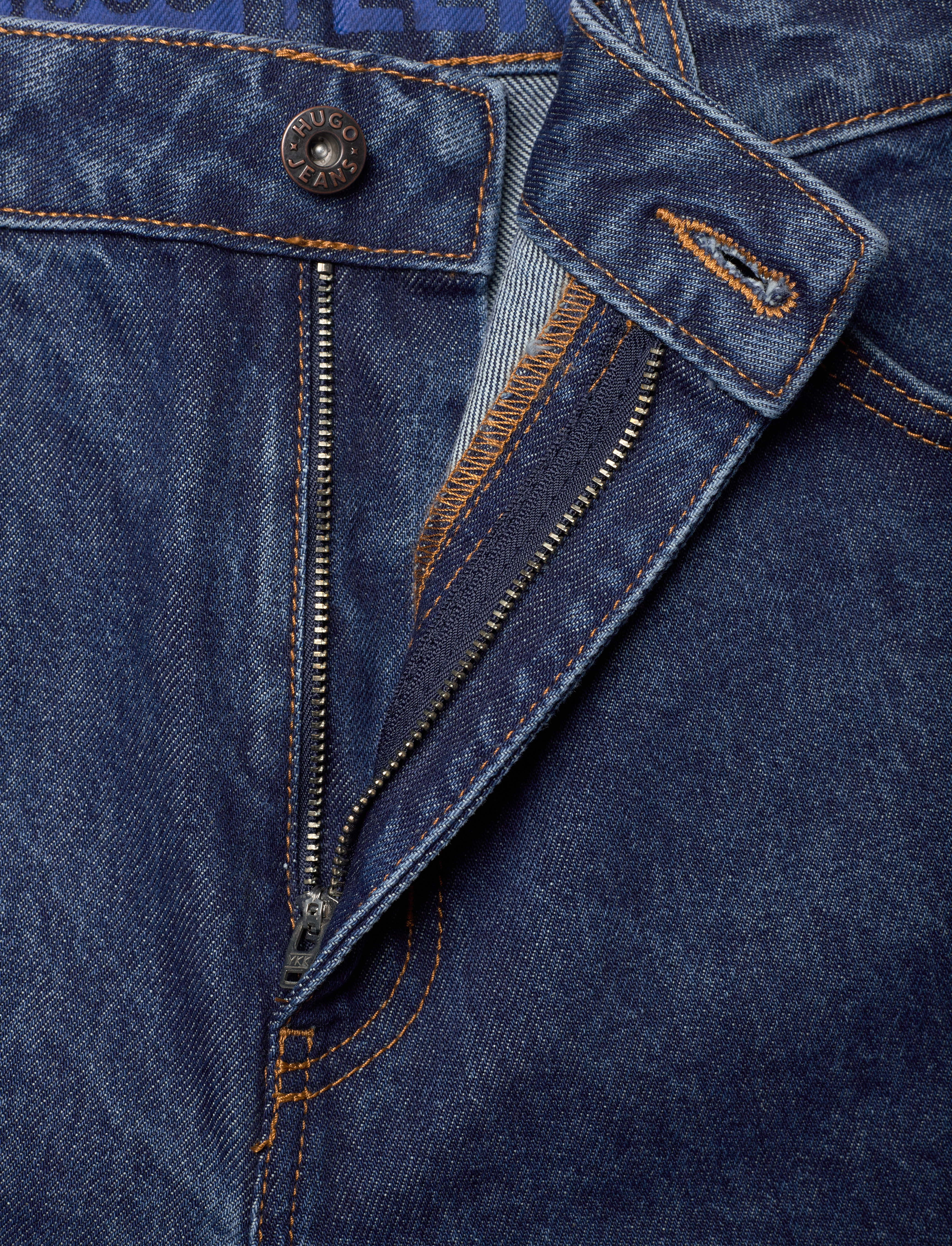 HUGO BLUE - Leni_B - brede jeans - navy - 3