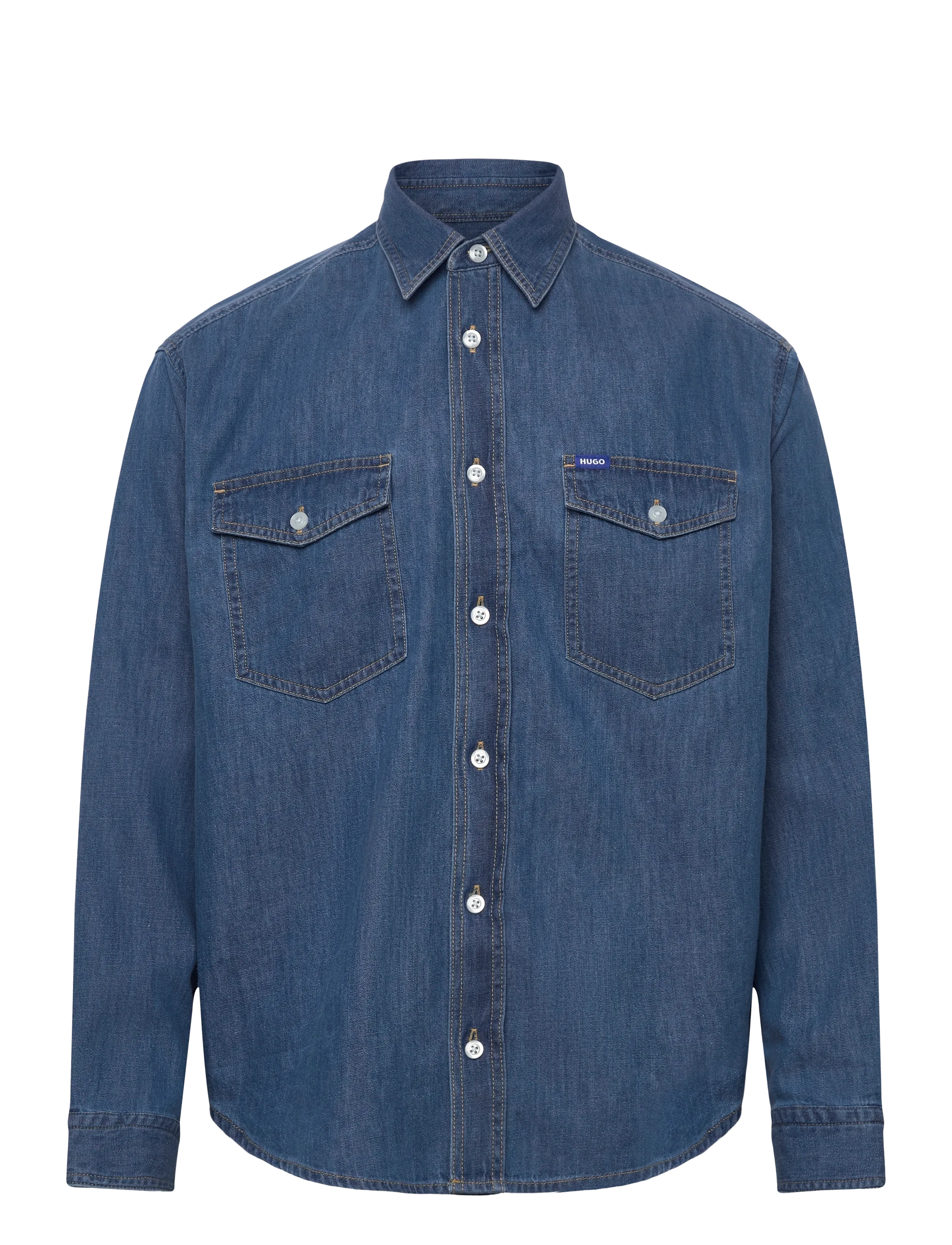 HUGO BLUE Ebino - Skjorter - TURQUOISE/AQUA / blue