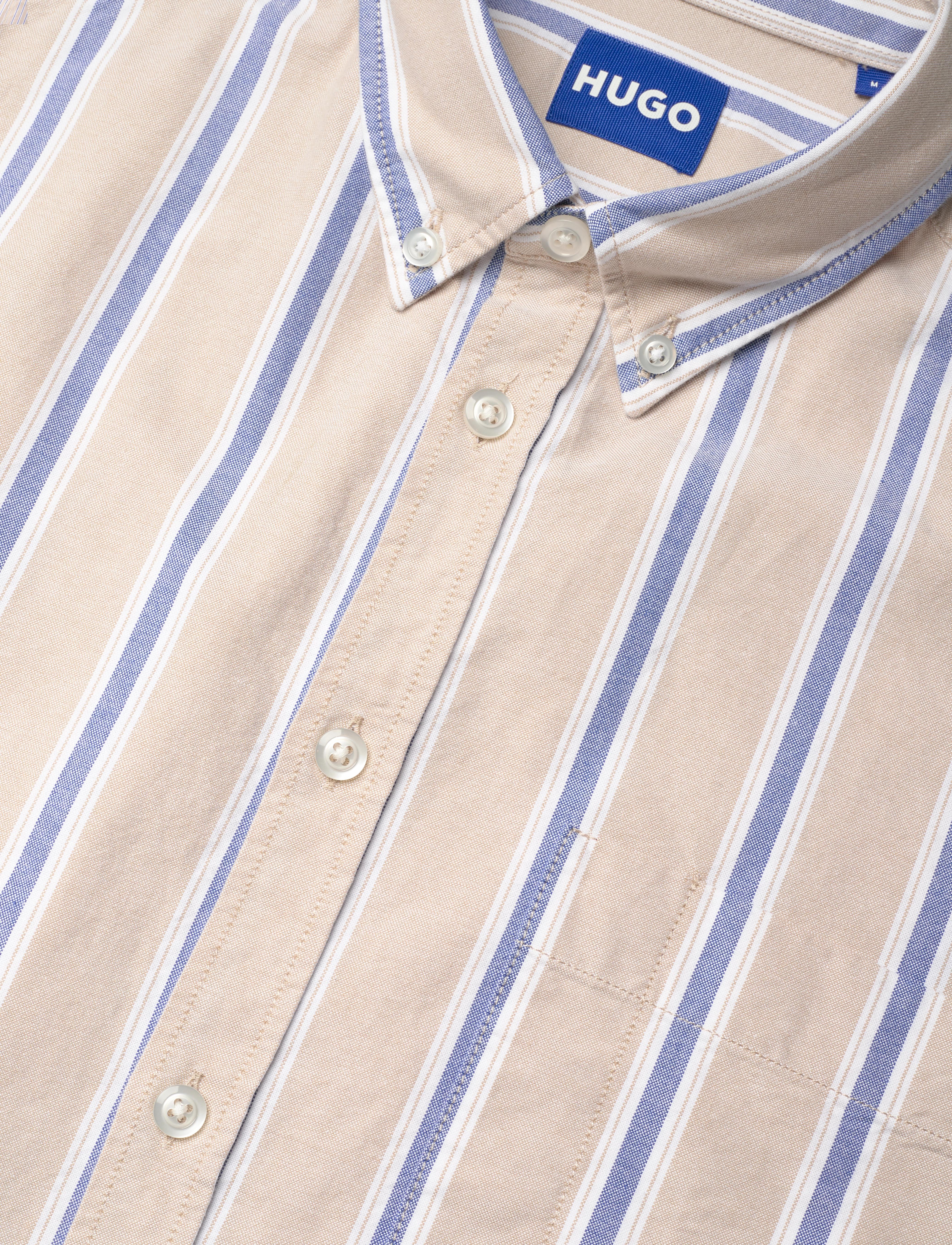 HUGO BLUE - Ebill - vabaajasärgid - medium beige - 3
