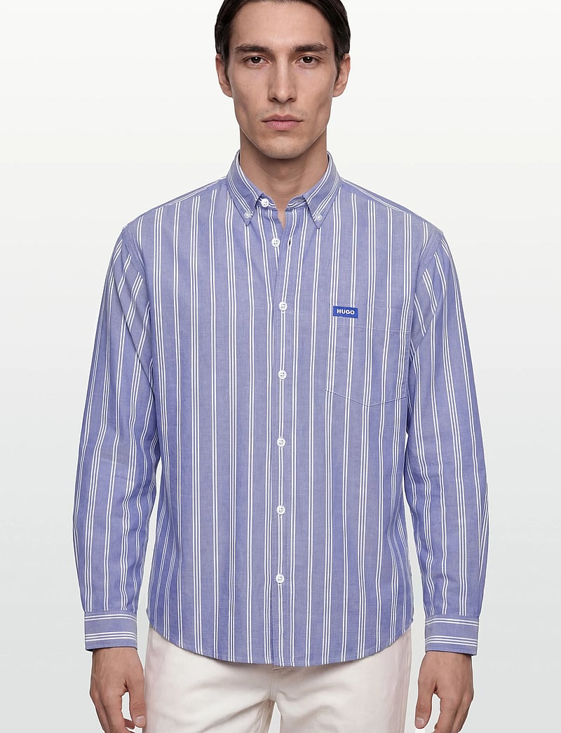 HUGO BLUE - Ebill - gestreifte hemden - open blue - 3