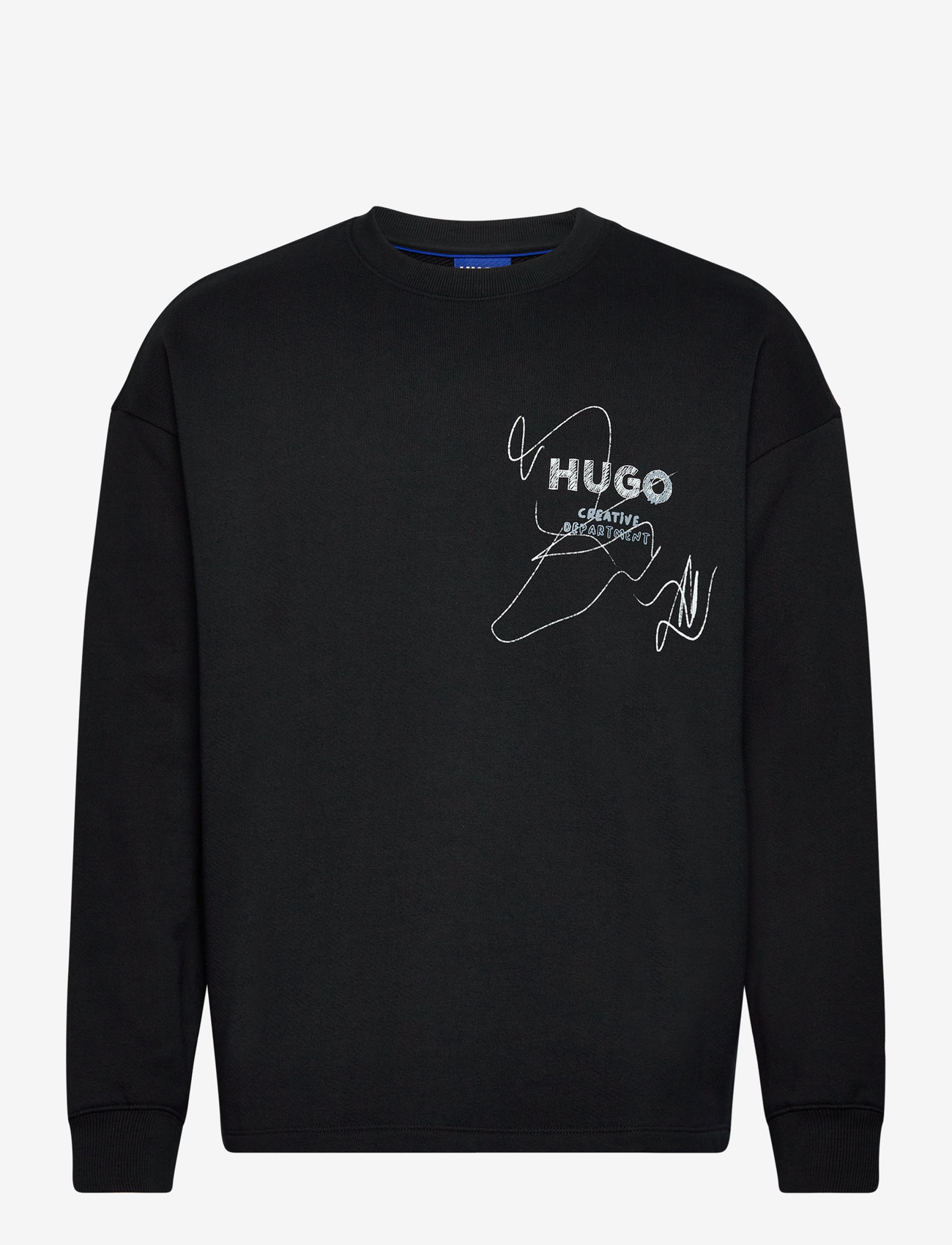 HUGO BLUE - Newcrew - black - 0