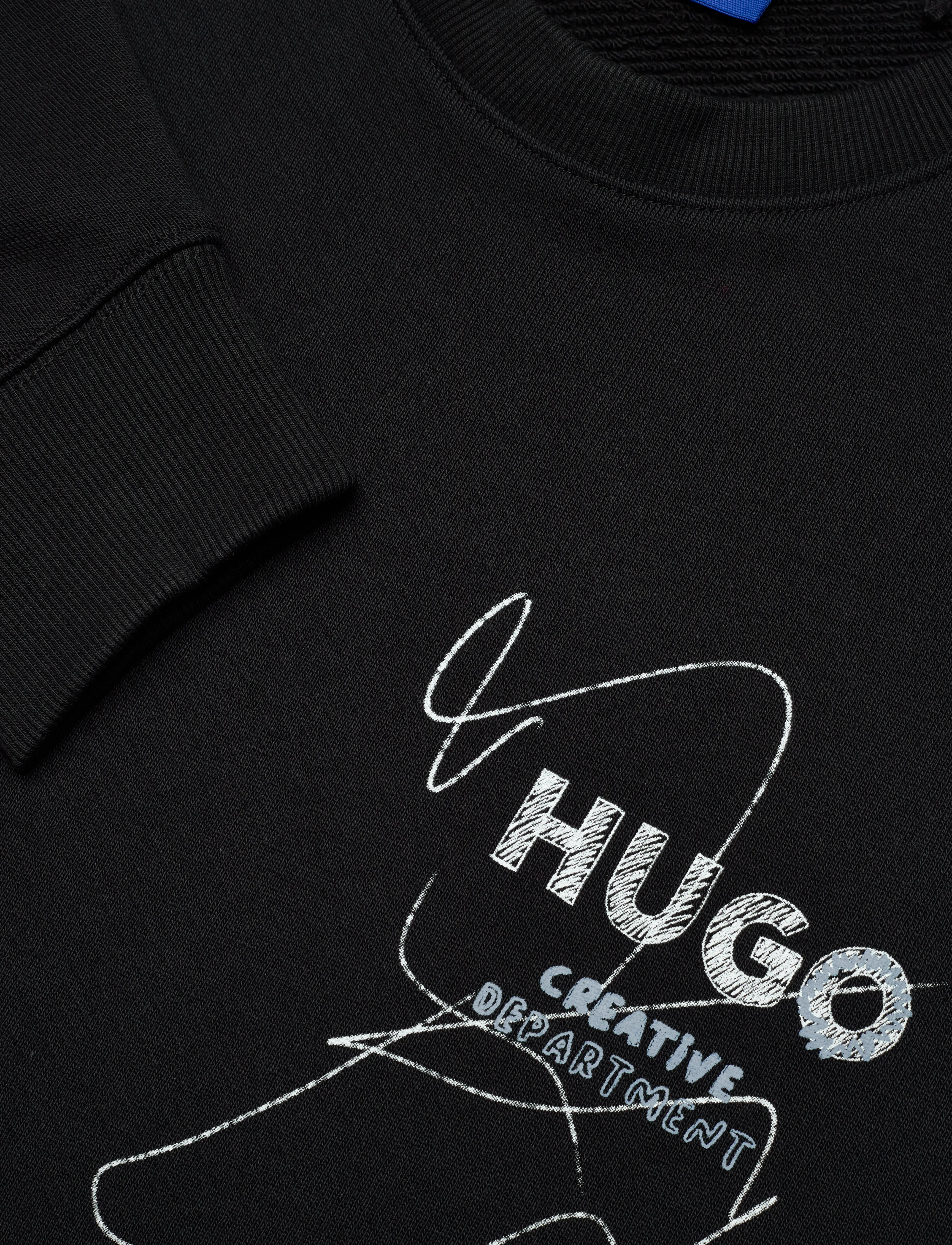 HUGO BLUE - Newcrew - black - 2