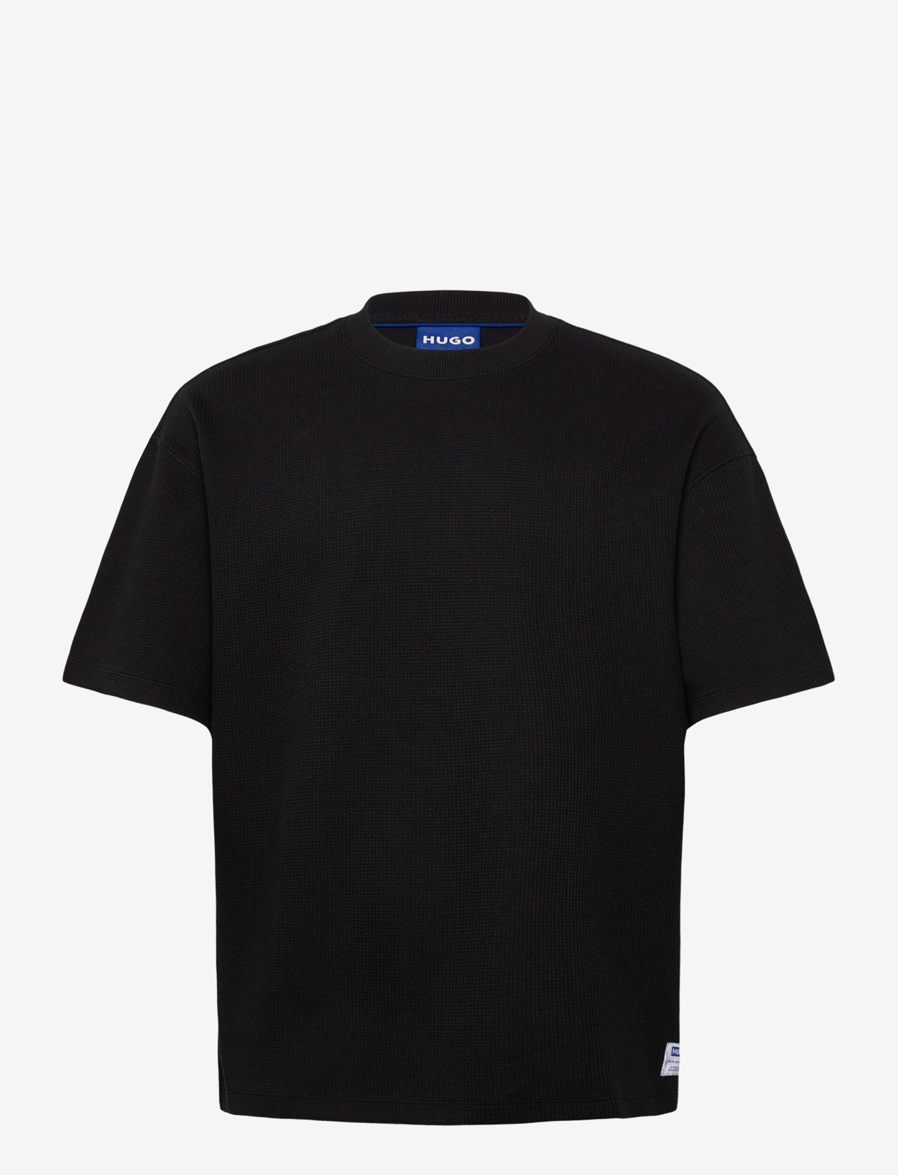 HUGO BLUE - Nuwaffle - kortærmede t-shirts - black - 0