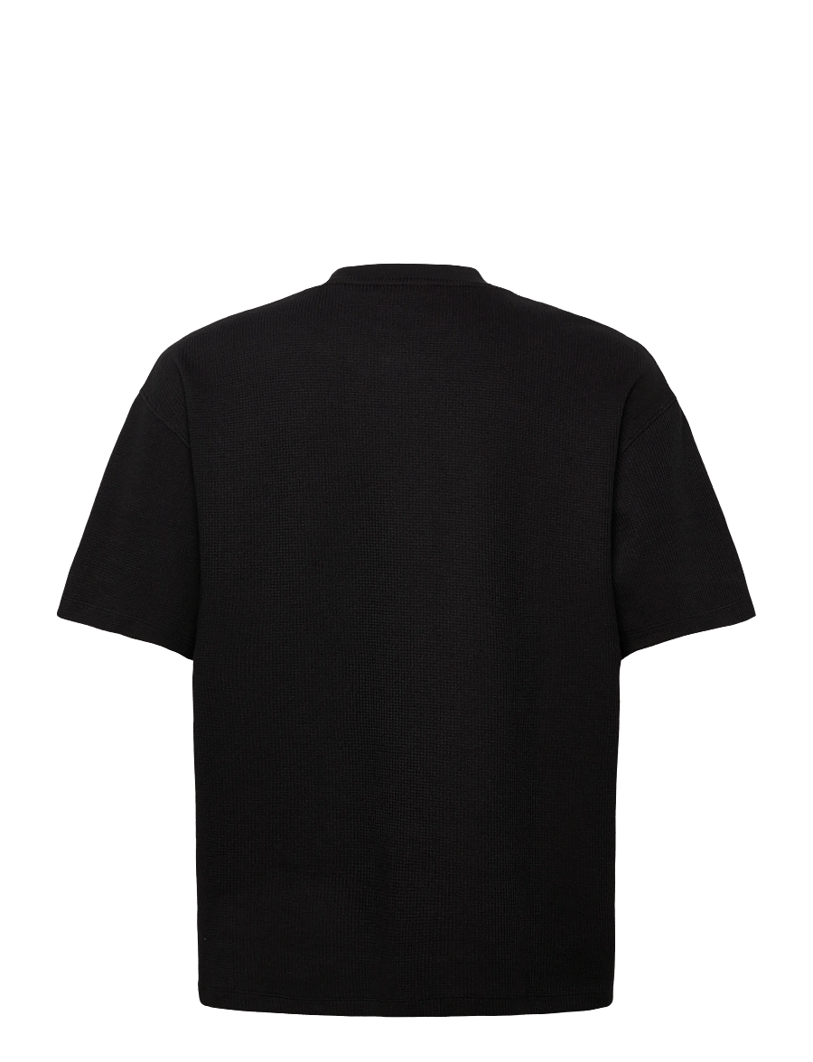 HUGO BLUE - Nuwaffle - kurzärmelig - black - 1