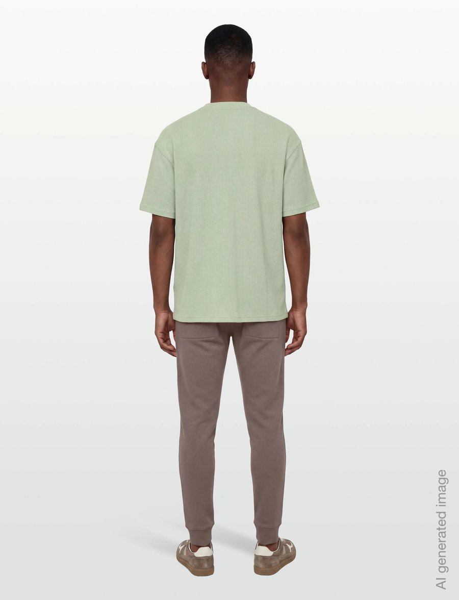HUGO BLUE - Nuwaffle - kurzärmelige t-shirts - open green - 4