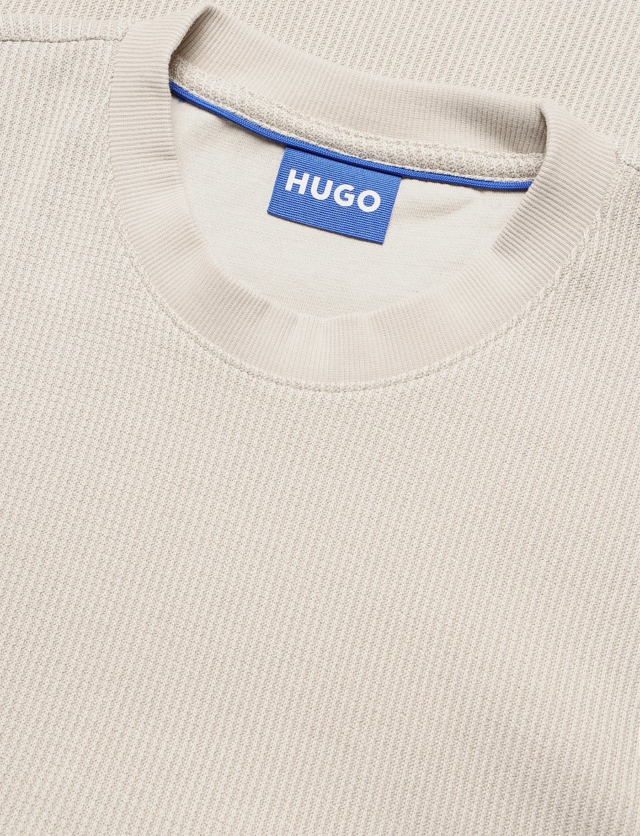 HUGO BLUE - Nuwolo - rundhals - open white - 2