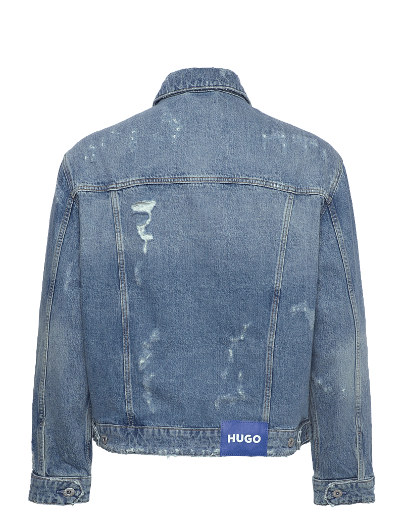 HUGO BLUE - Dex - ofodrade jeansjackor - medium blue - 1