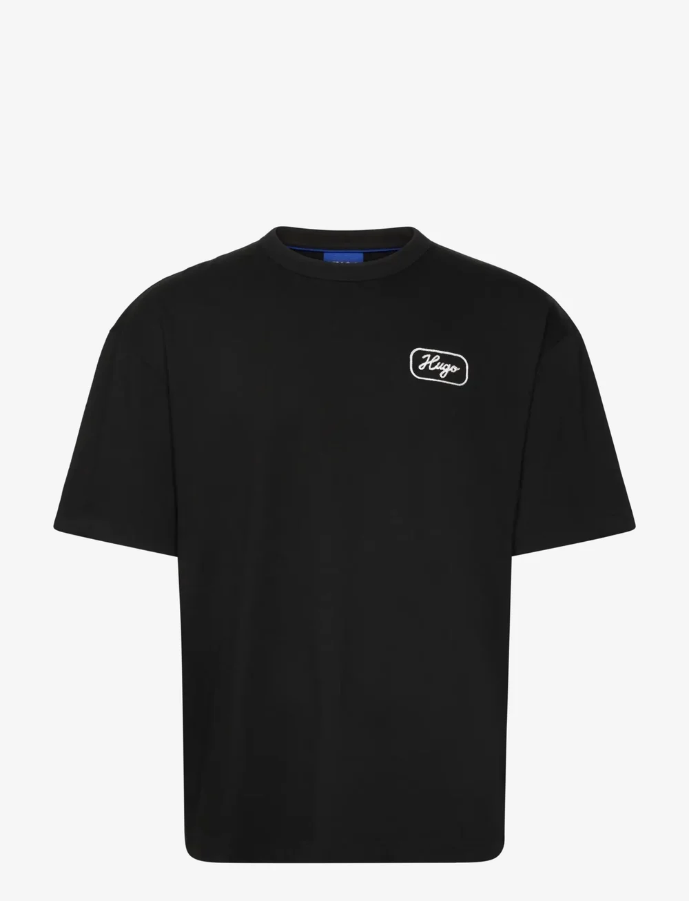 HUGO BLUE - Nampie - kortärmade t-shirts - black - 0