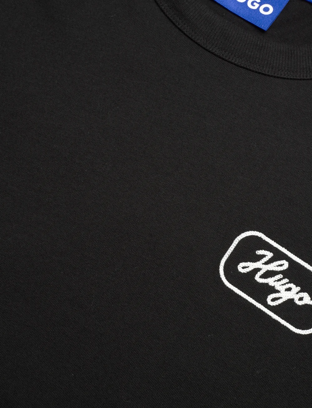 HUGO BLUE - Nampie - kortärmade t-shirts - black - 2