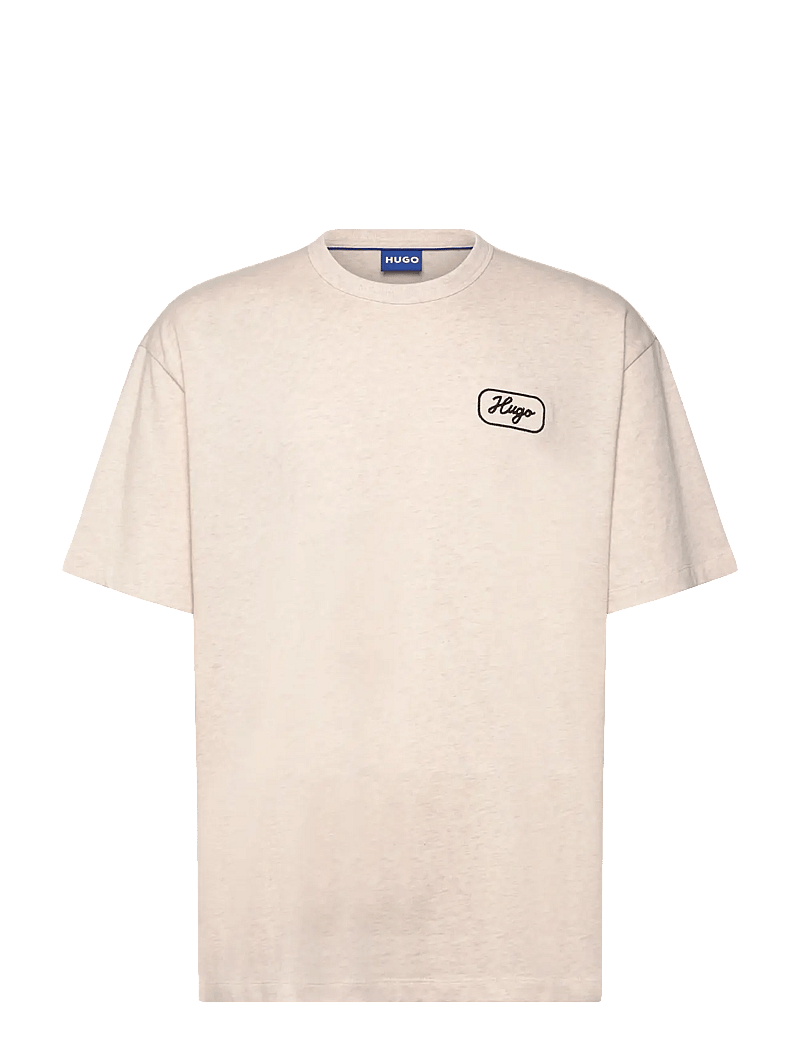 HUGO BLUE - Nampie - kortärmade t-shirts - open white - 0