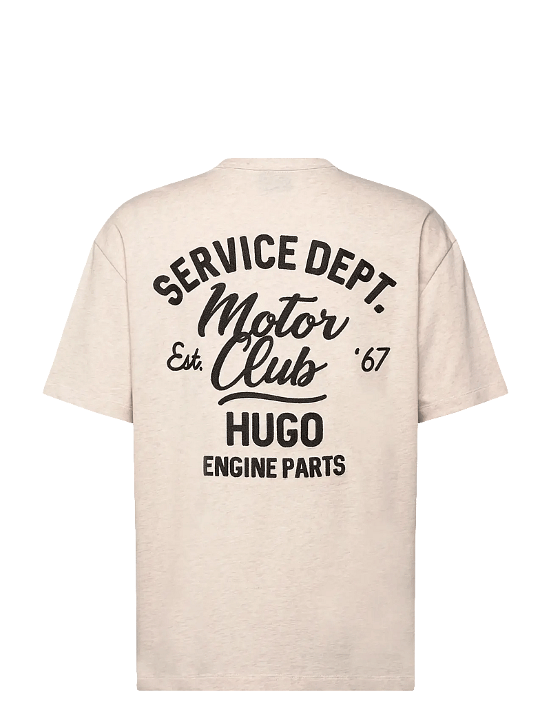 HUGO BLUE - Nampie - kortärmade t-shirts - open white - 1