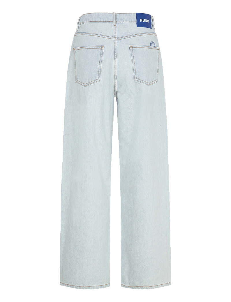 HUGO BLUE - Leni_B - hosen mit weitem bein - turquoise/aqua - 2