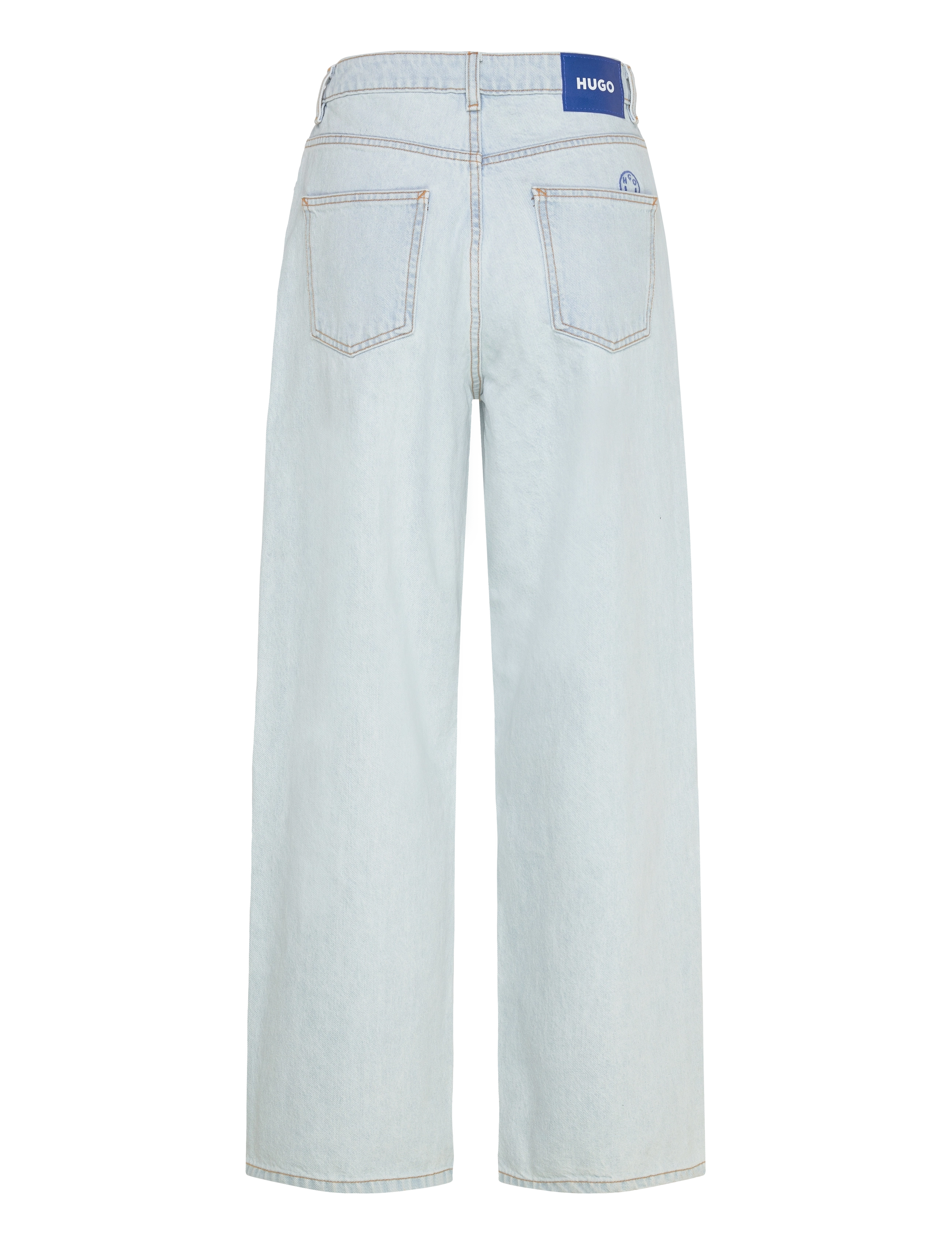 HUGO BLUE - Leni_B - hosen mit weitem bein - turquoise/aqua - 2