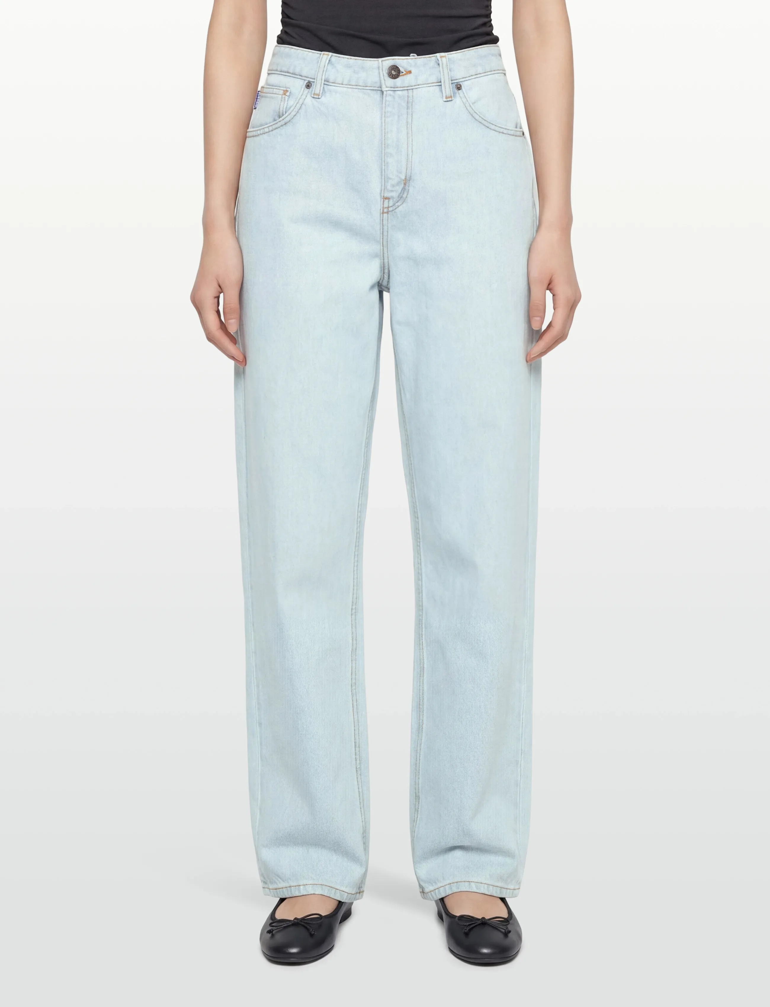 HUGO BLUE - Leni_B - hosen mit weitem bein - turquoise/aqua - 3