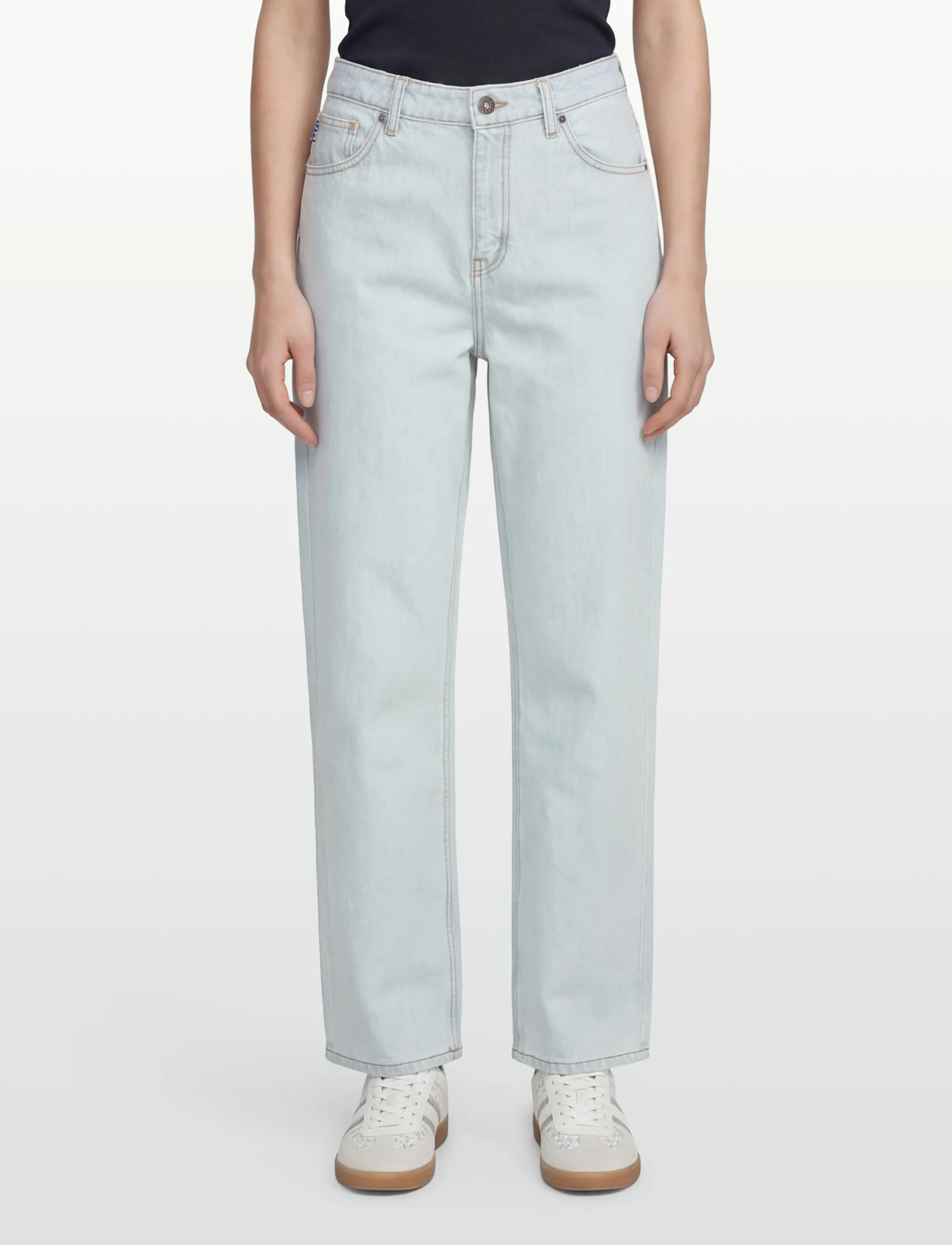 HUGO BLUE - Leni_B - hosen mit weitem bein - turquoise/aqua - 3
