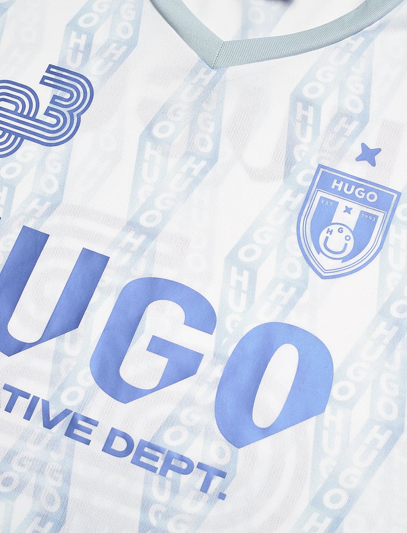 HUGO BLUE - Notbal - t-shirts mit v-ausschnitt - white - 2