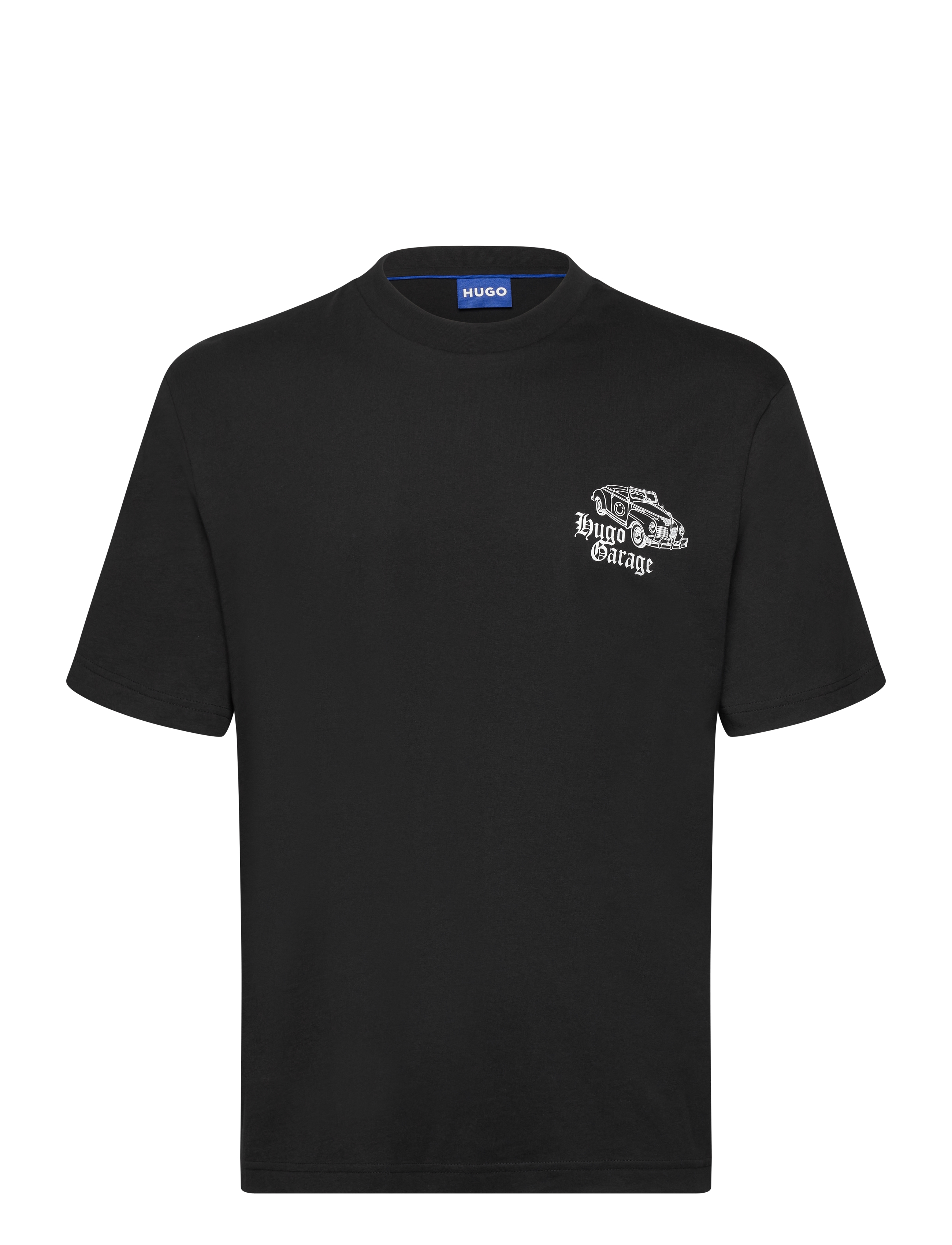 HUGO BLUE Natopu, XS, Black, T-Shirts > Kortærmede, Herre
