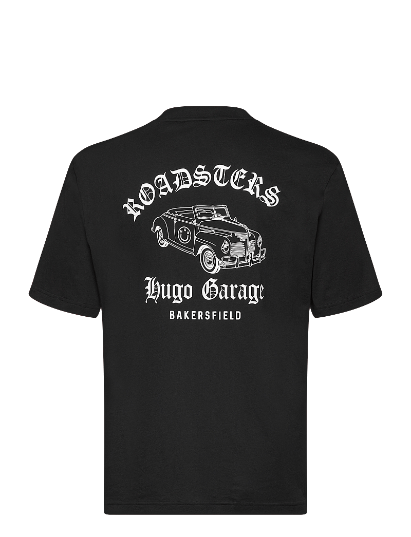 HUGO BLUE - Natopu - short-sleeved t-shirts - black - 1