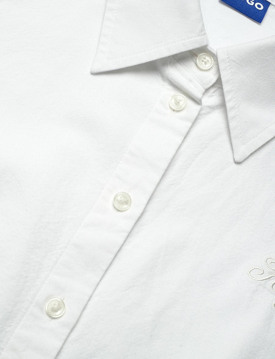 HUGO BLUE - Ejoy_B - lühikesed topid - white - 2