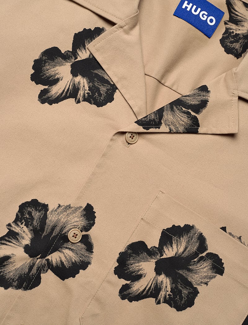 HUGO BLUE - Eligino - short-sleeved shirts - light beige - 3