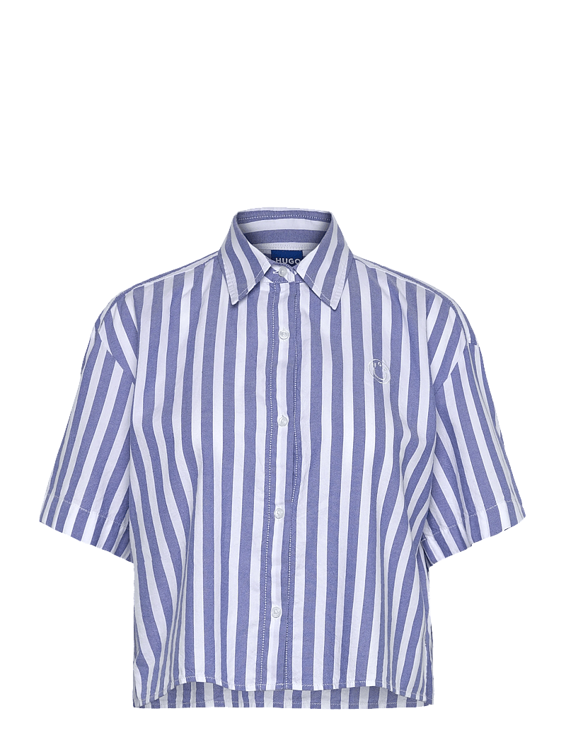 HUGO BLUE - Eleisa_B - kortærmede skjorter - open blue - 0