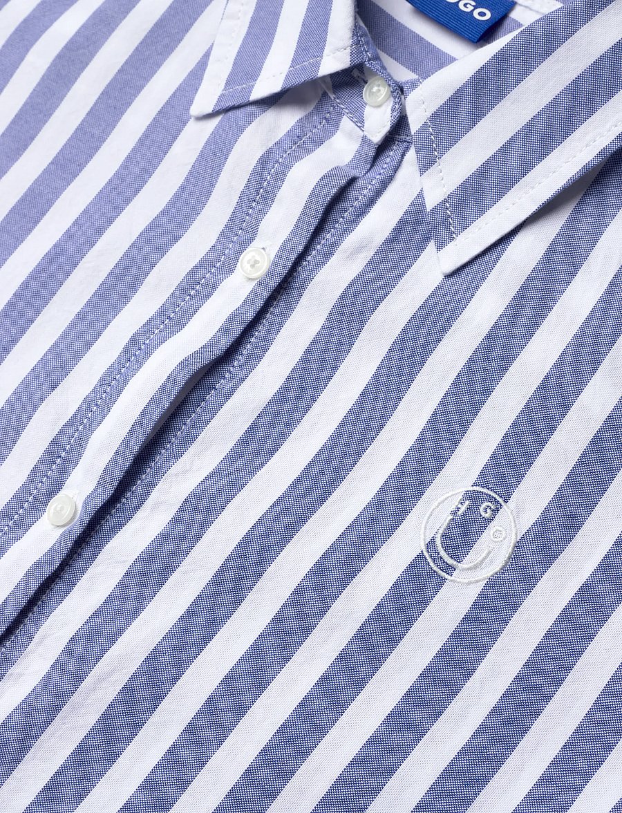 HUGO BLUE - Eleisa_B - kurzärmlige hemden - open blue - 2