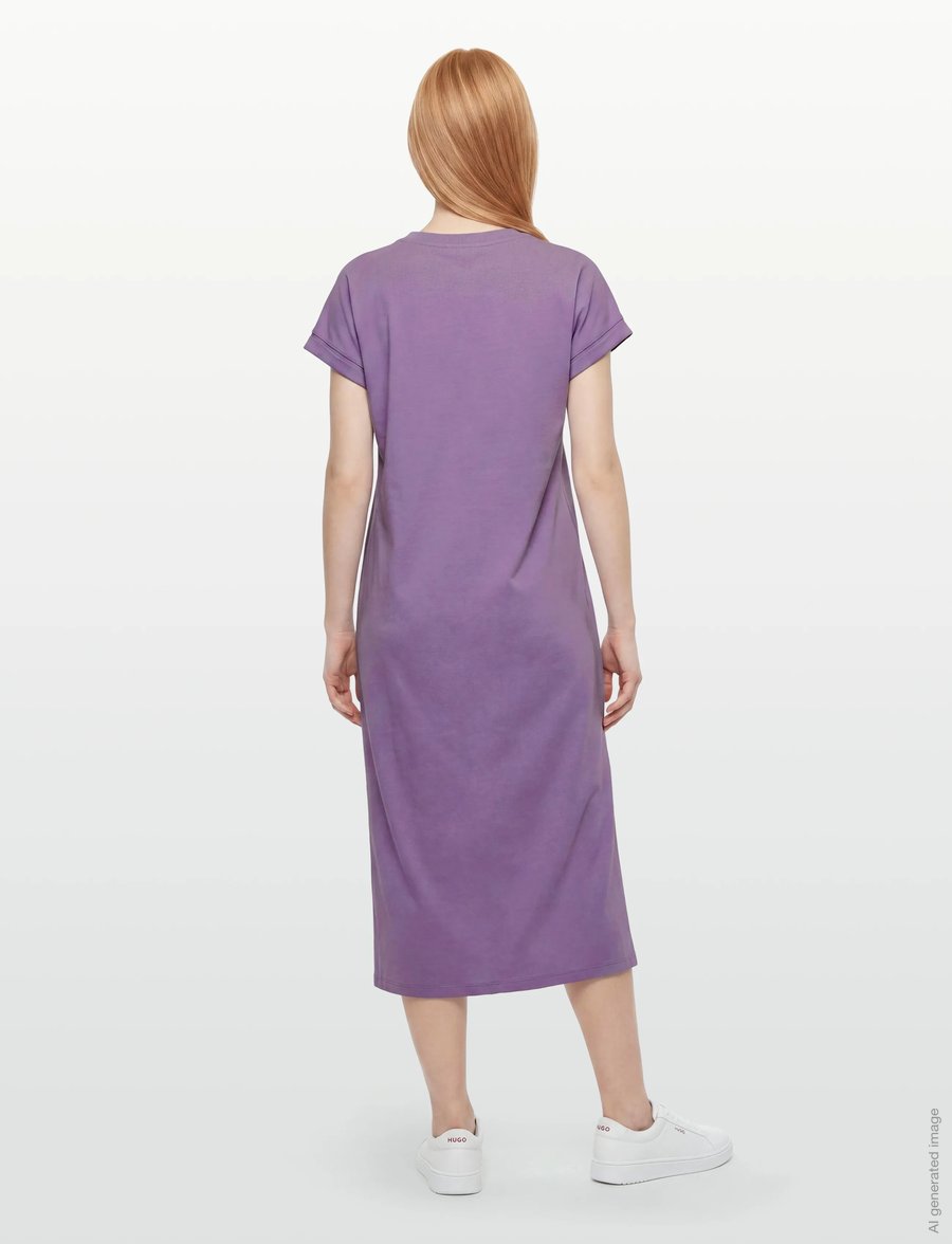 HUGO BLUE - Nalle_B - t-shirt-kleider - bright purple - 4