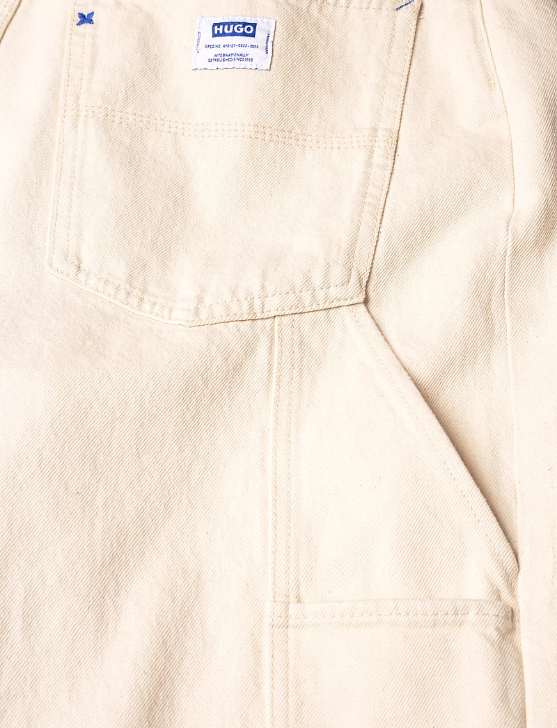 HUGO BLUE - carpenter/4 - loose jeans - light beige - 4