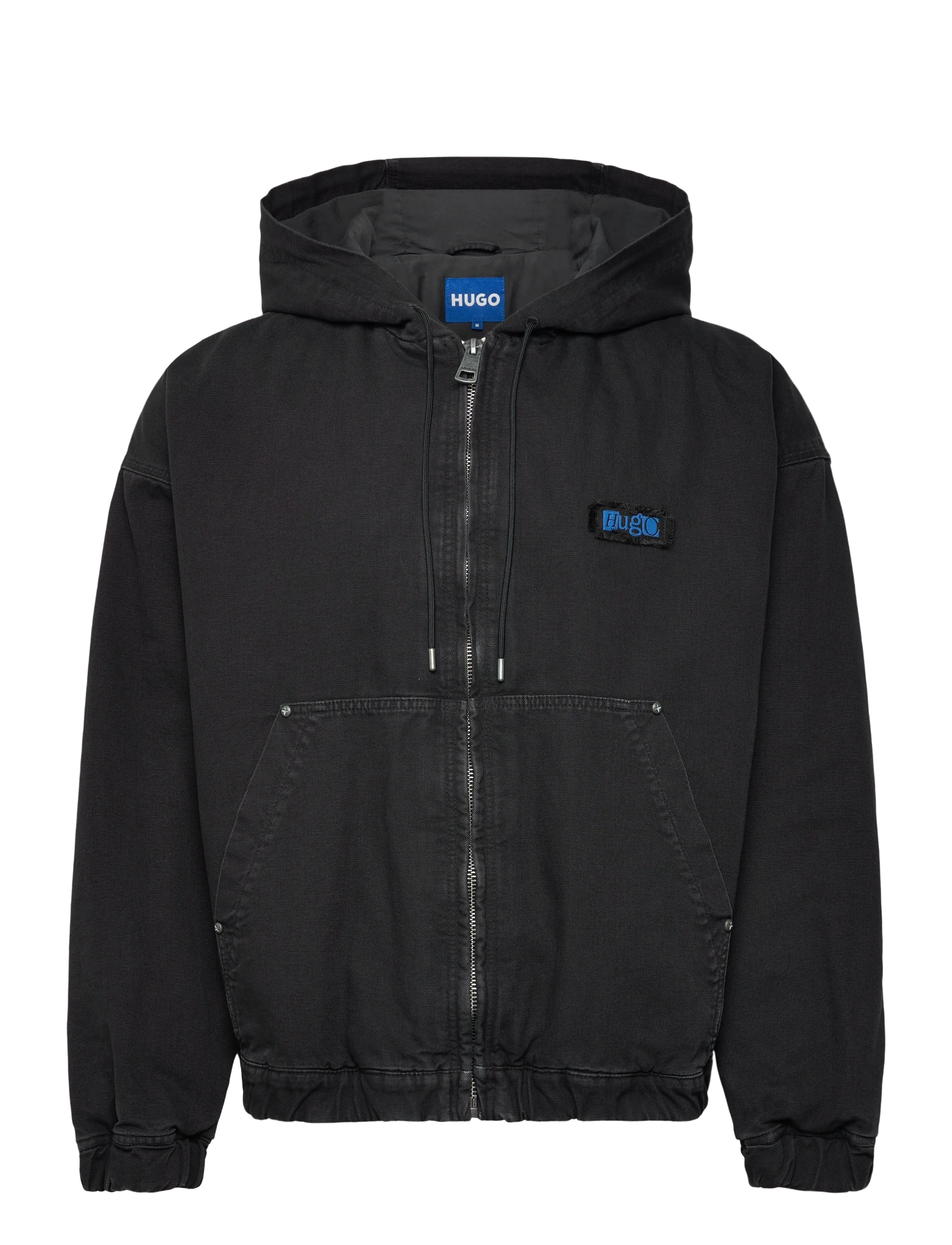 HUGO BLUE Bronti253D1, XL, Black, Denim > Lined Denim Jackets, Herre