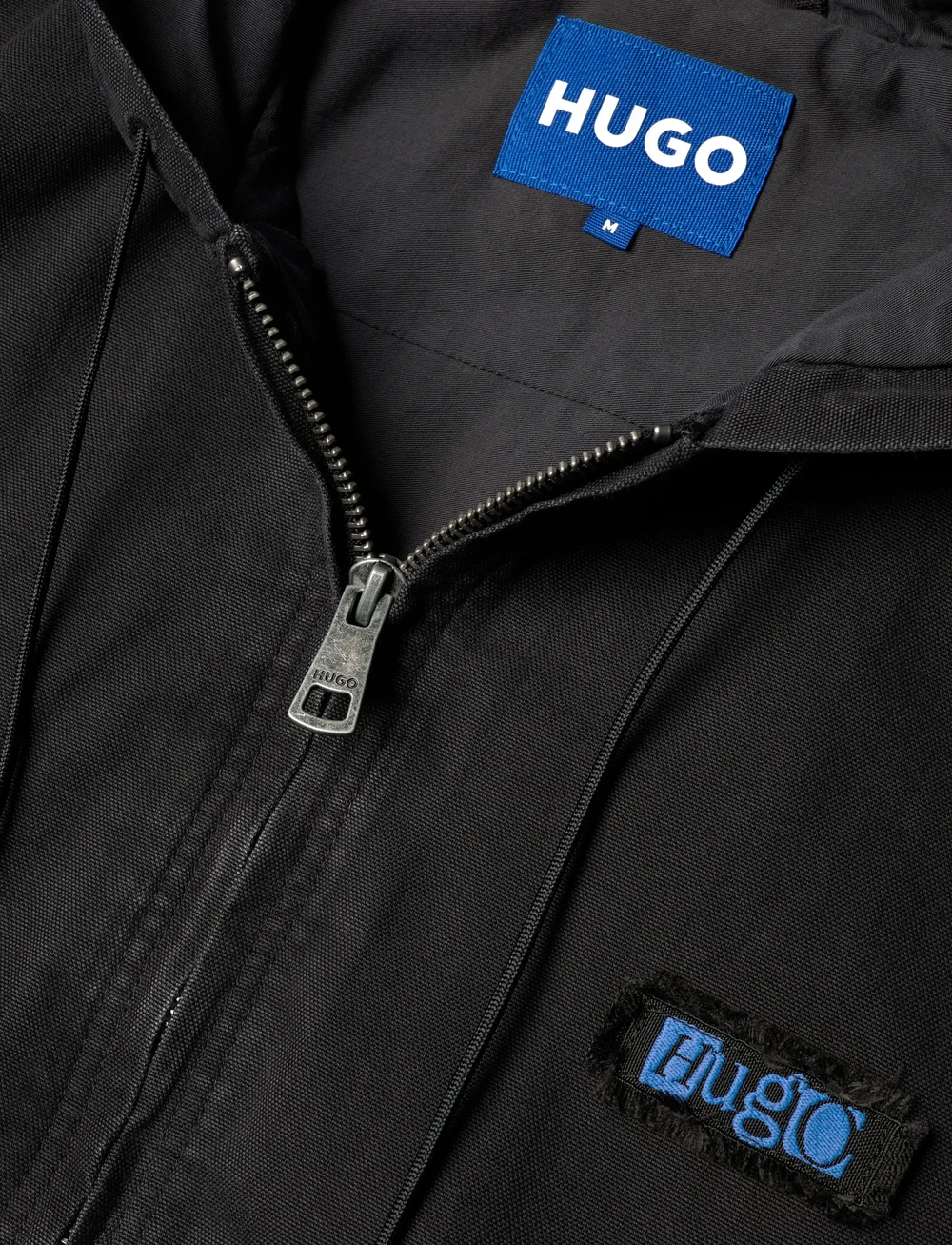 HUGO BLUE - Bronti253D1 - lined denim jackets - black - 2