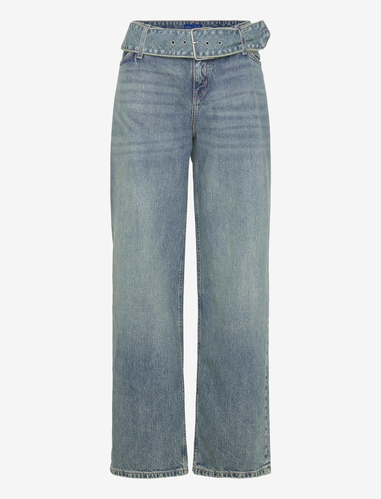 HUGO BLUE - Glory_B - hosen mit weitem bein - bright blue - 0