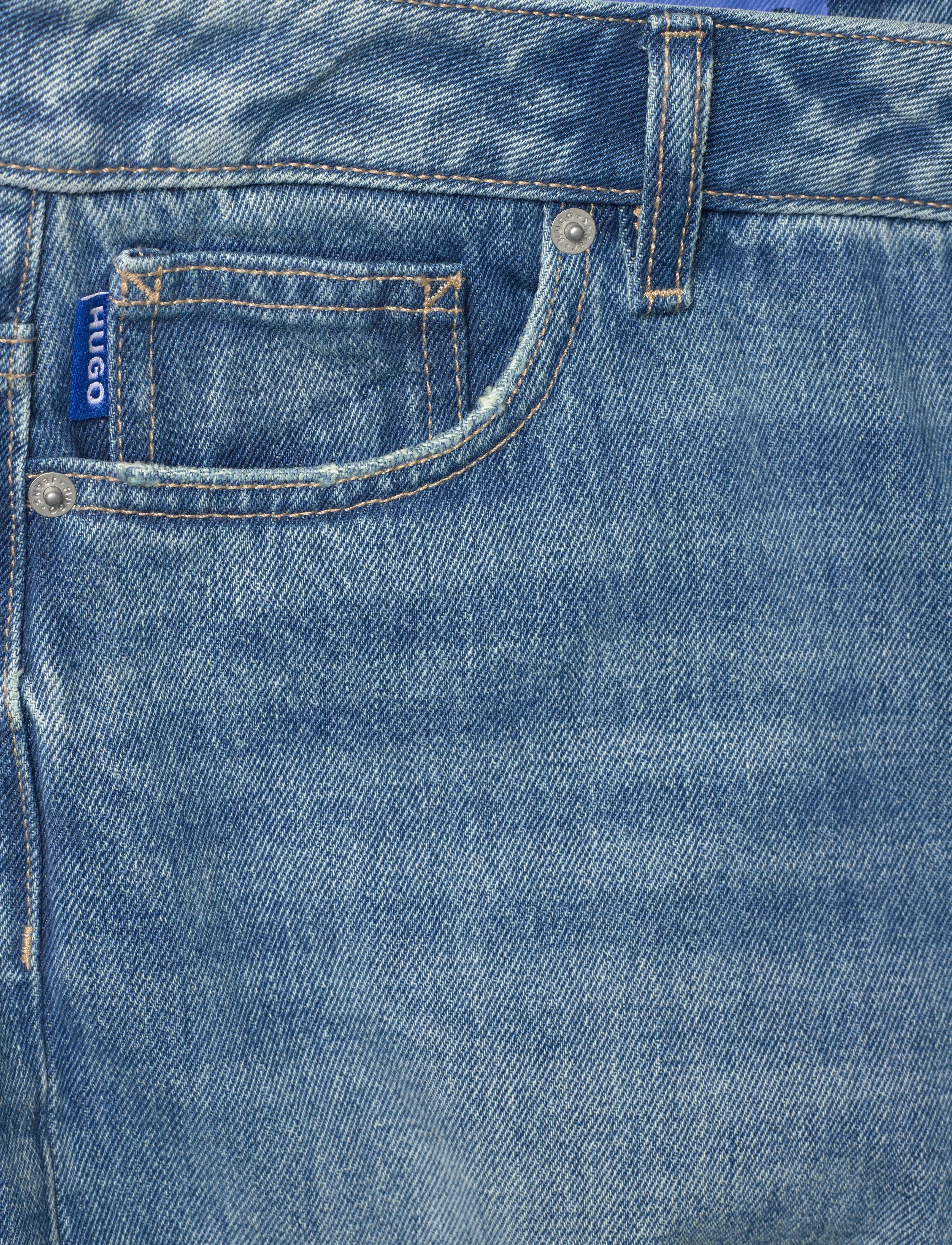 HUGO BLUE - Gamala_B - hosen mit weitem bein - medium blue - 2